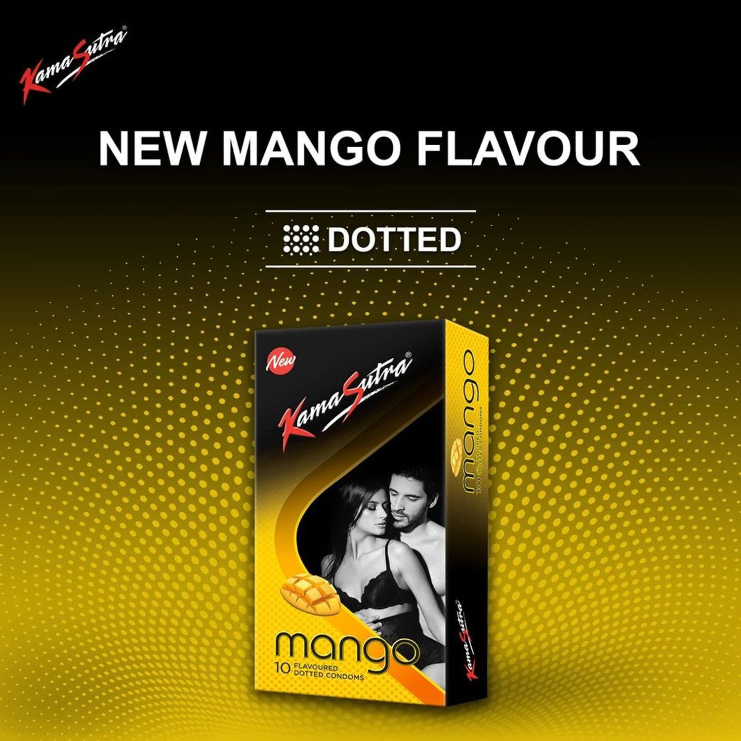Image of Kamasutra MANGO Flavour Condom Condom