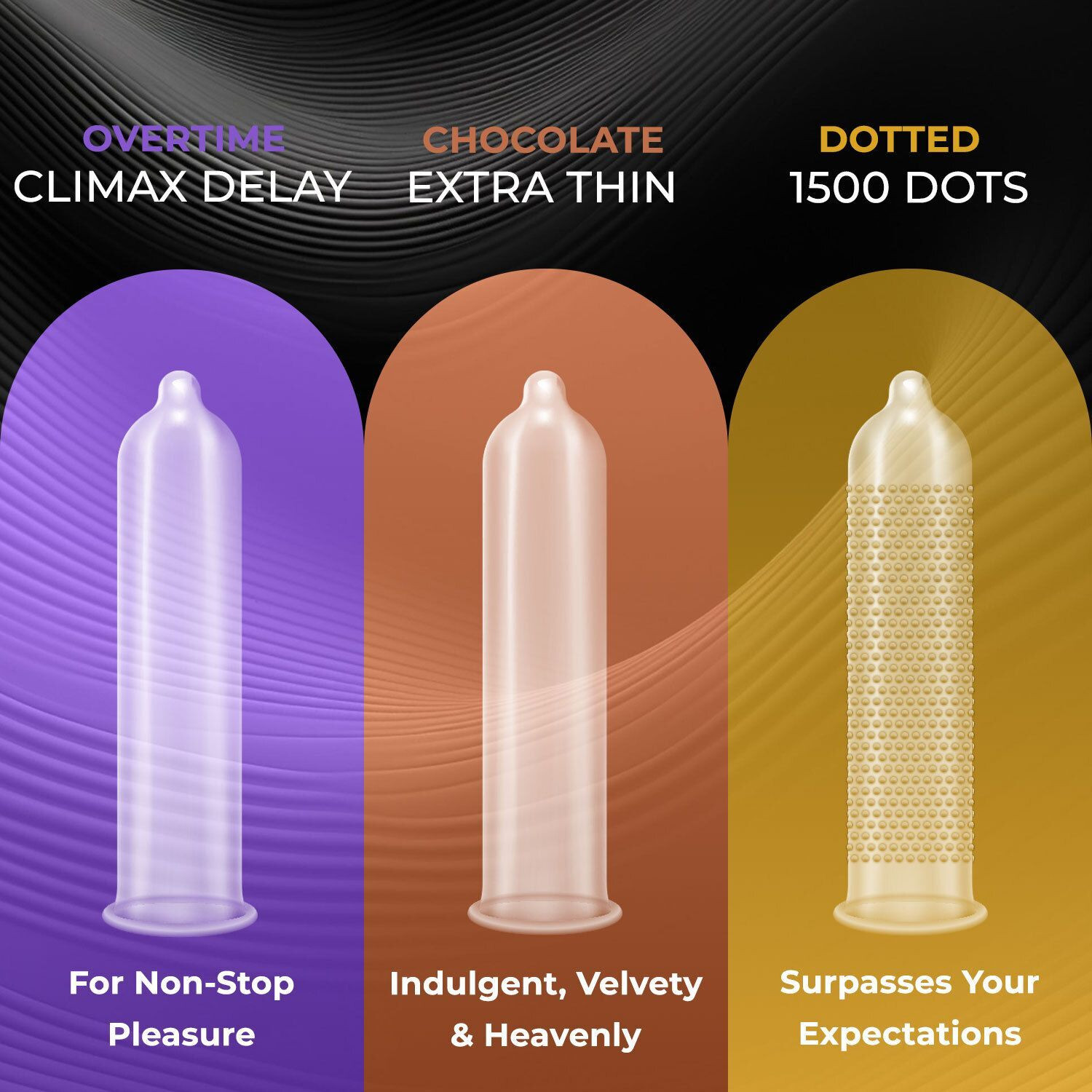 Image of NottyBoy All Variety Family Pack Combo For Men's Condom