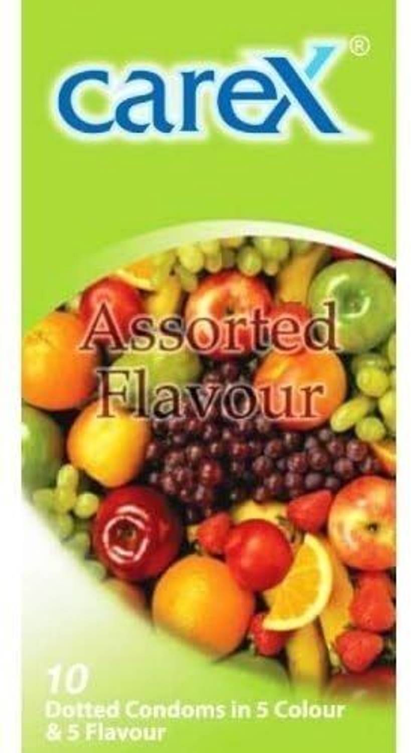 CAREX Assorted Flavour Premium Dotted Condom
