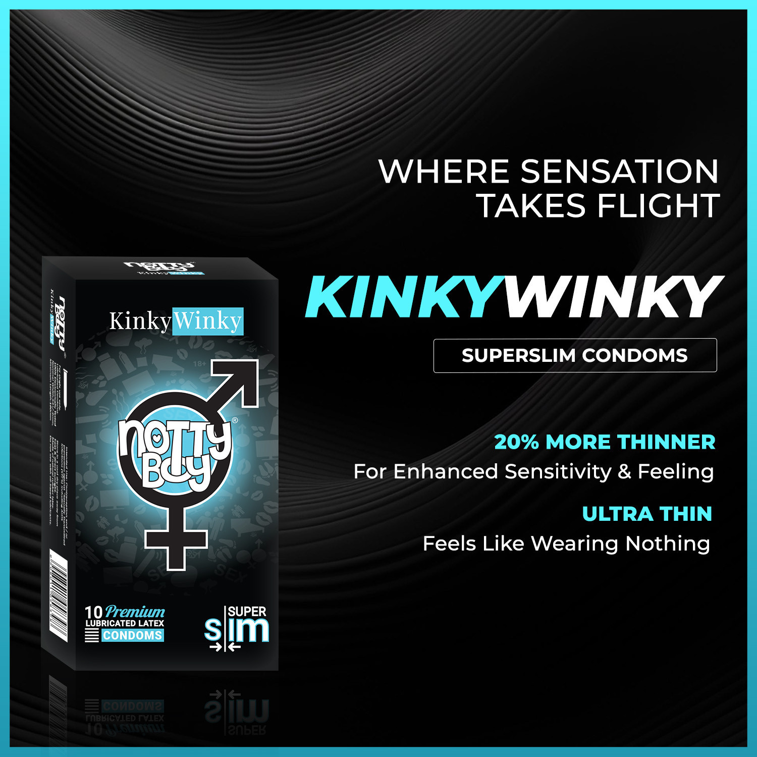 Image of NottyBoy Extra Time Delay | Max Timing and Ultra Thin, More Thinnest Close Fit Condom