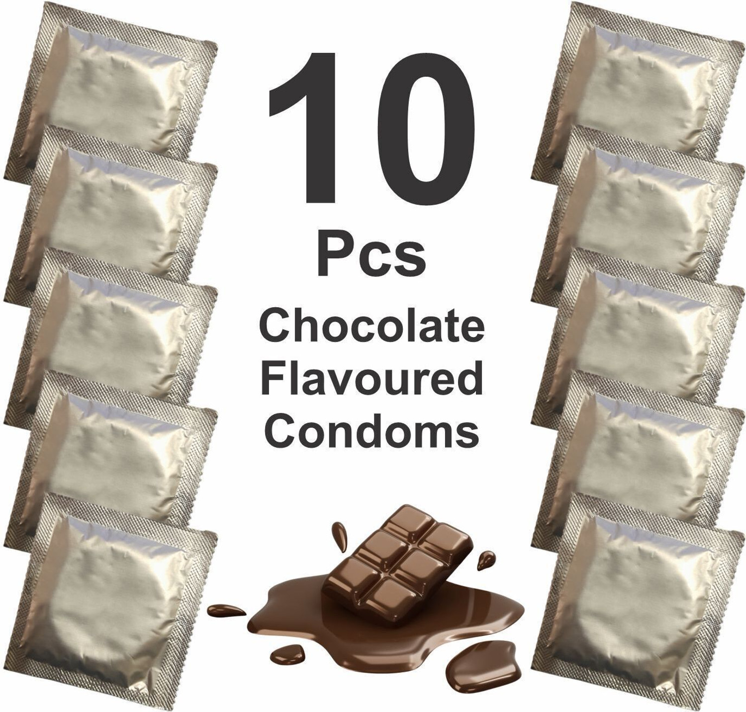 Image of eyurva Dotted Condoms -Chocolate Flavoured Condom