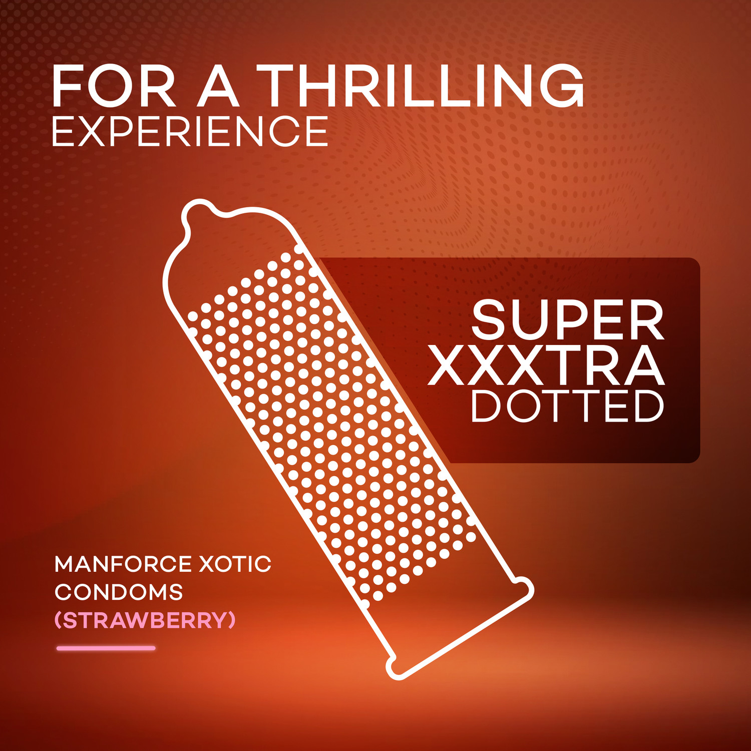 Image of MANFORCE Chocolate, Strawberry Condoms 10's (Combo of 2) Condom (Set of 2, 20 Sheets)