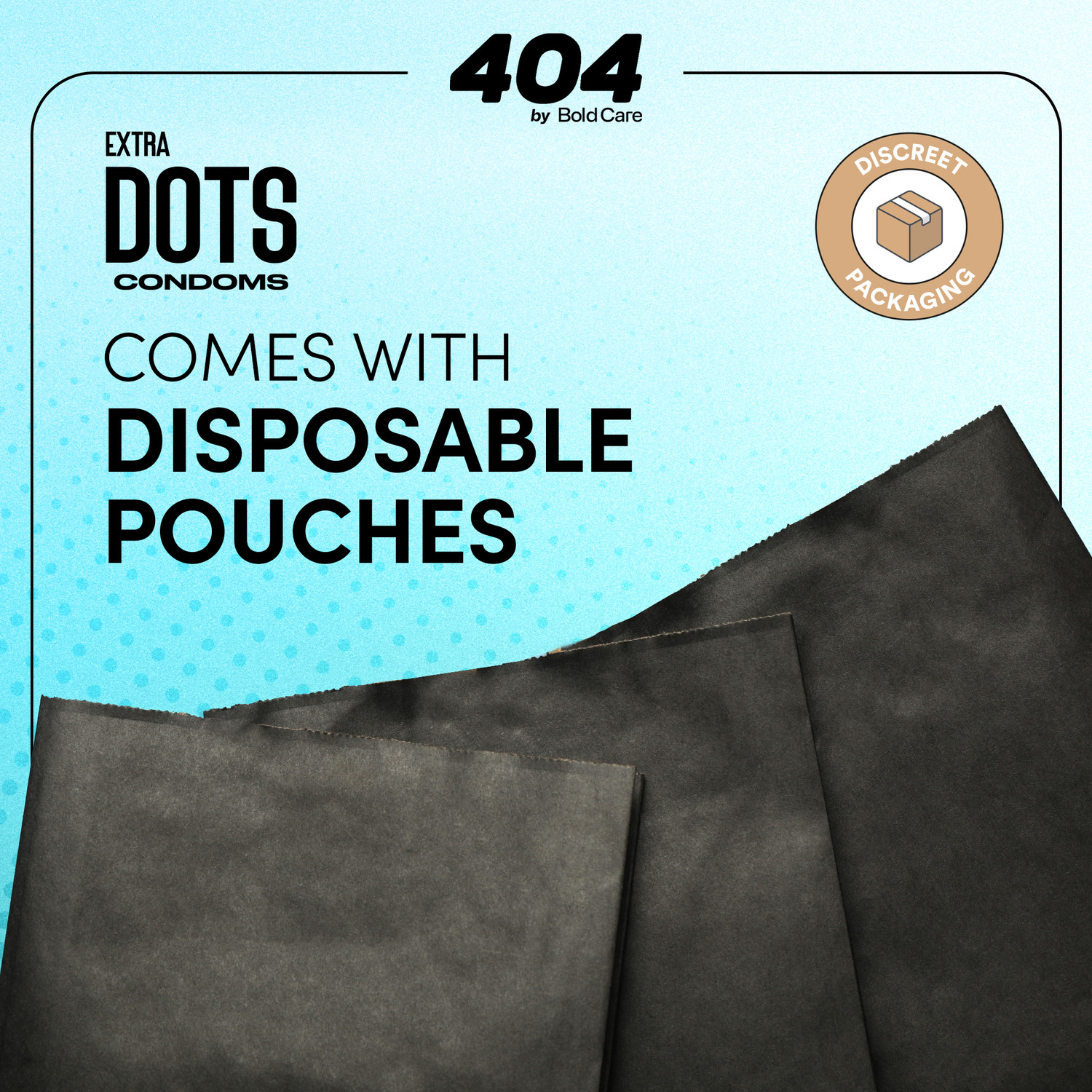 Image of Bold Care 404 Extra Dots Condoms for Men - Elevate Pleasure with Every Touch Condom