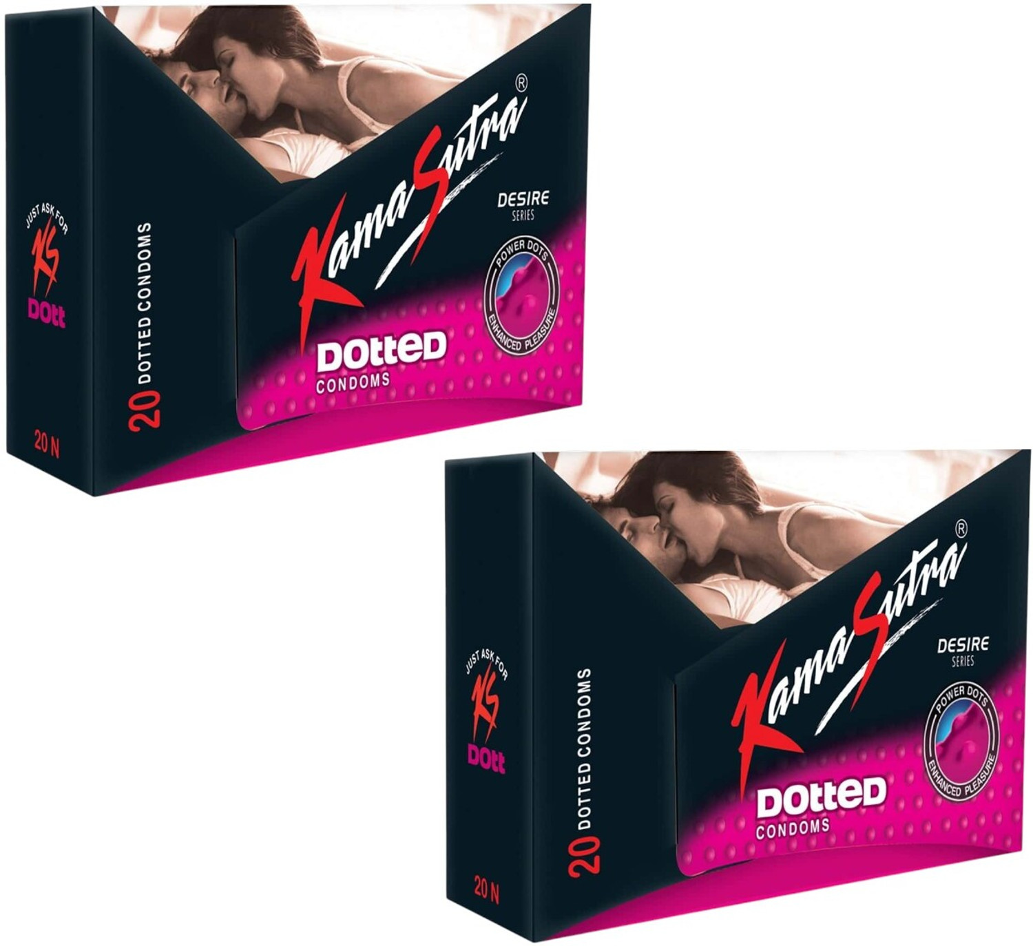 Image of Kamasutra Dotted Condom