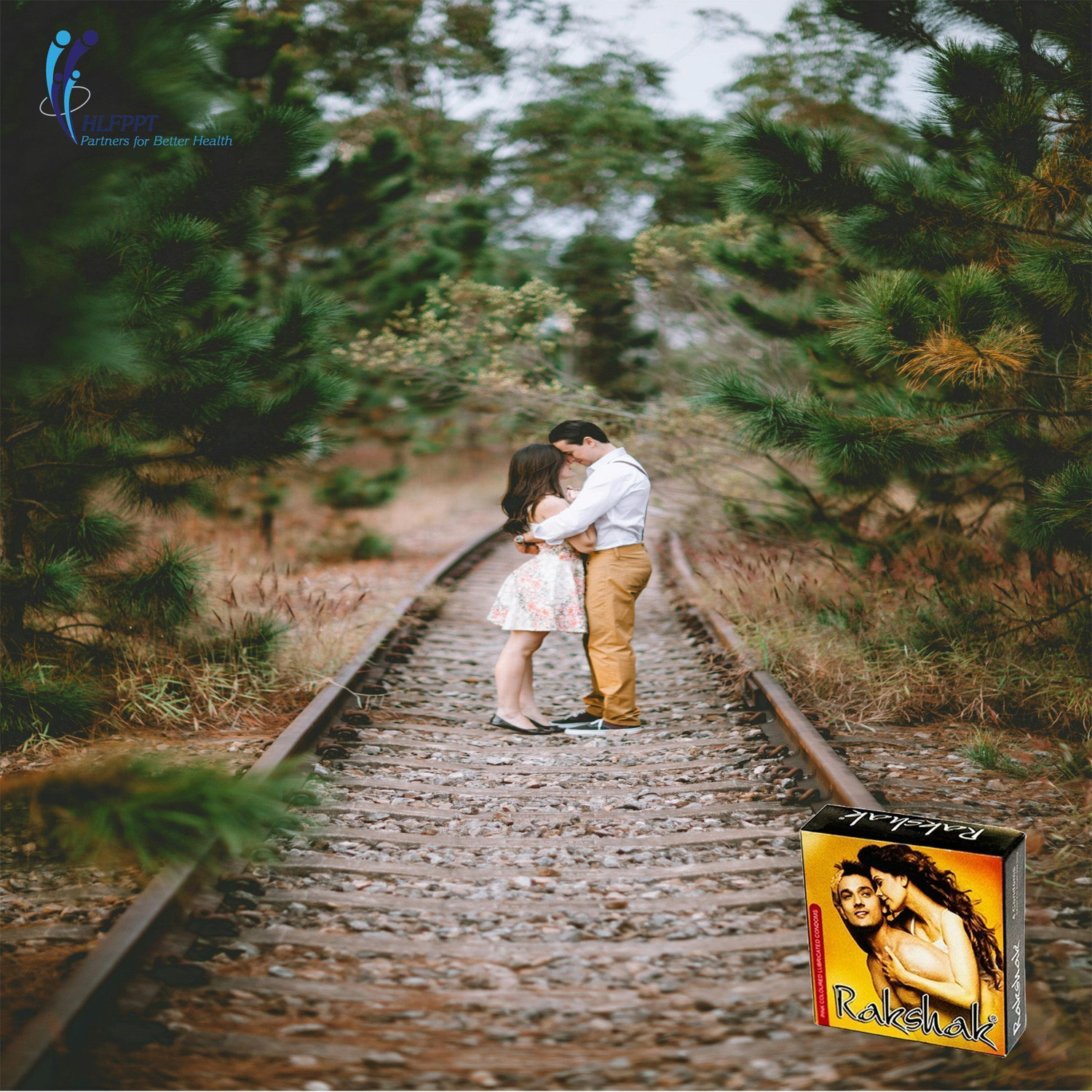 Image of Rakshak Pink Colored Lubricated Condoms Men Condom