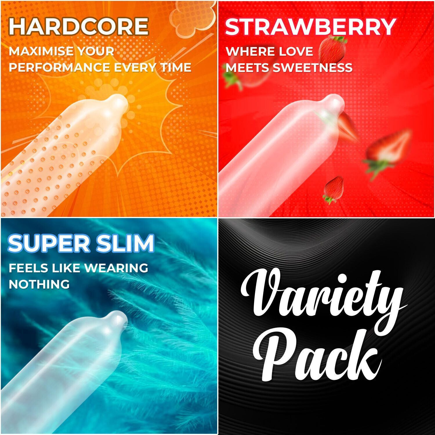 Image of NottyBoy Honeymoon Surprise Pack (80 Units) Condom