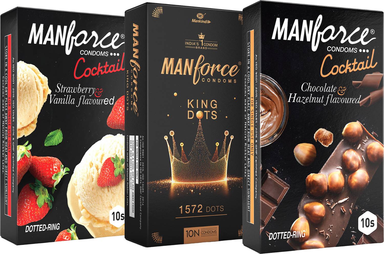 MANFORCE Condoms Combo Pack, 30 Pcs 30 Pieces - Image 1