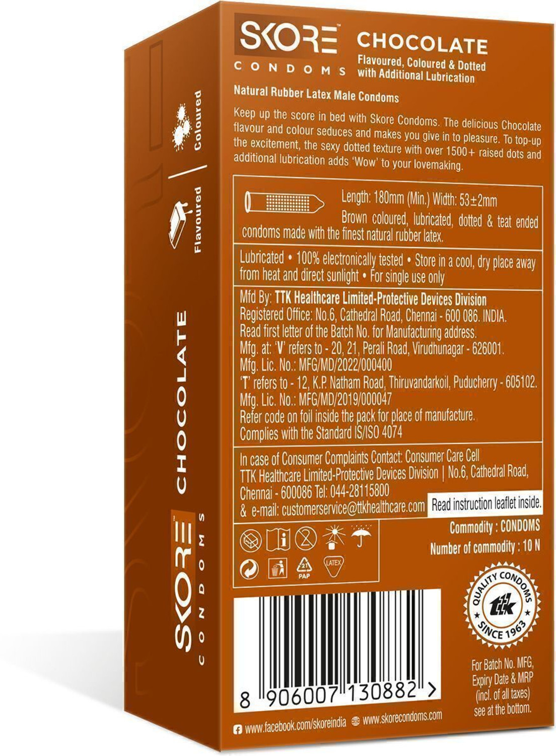Image of SKORE Chocolate Condom