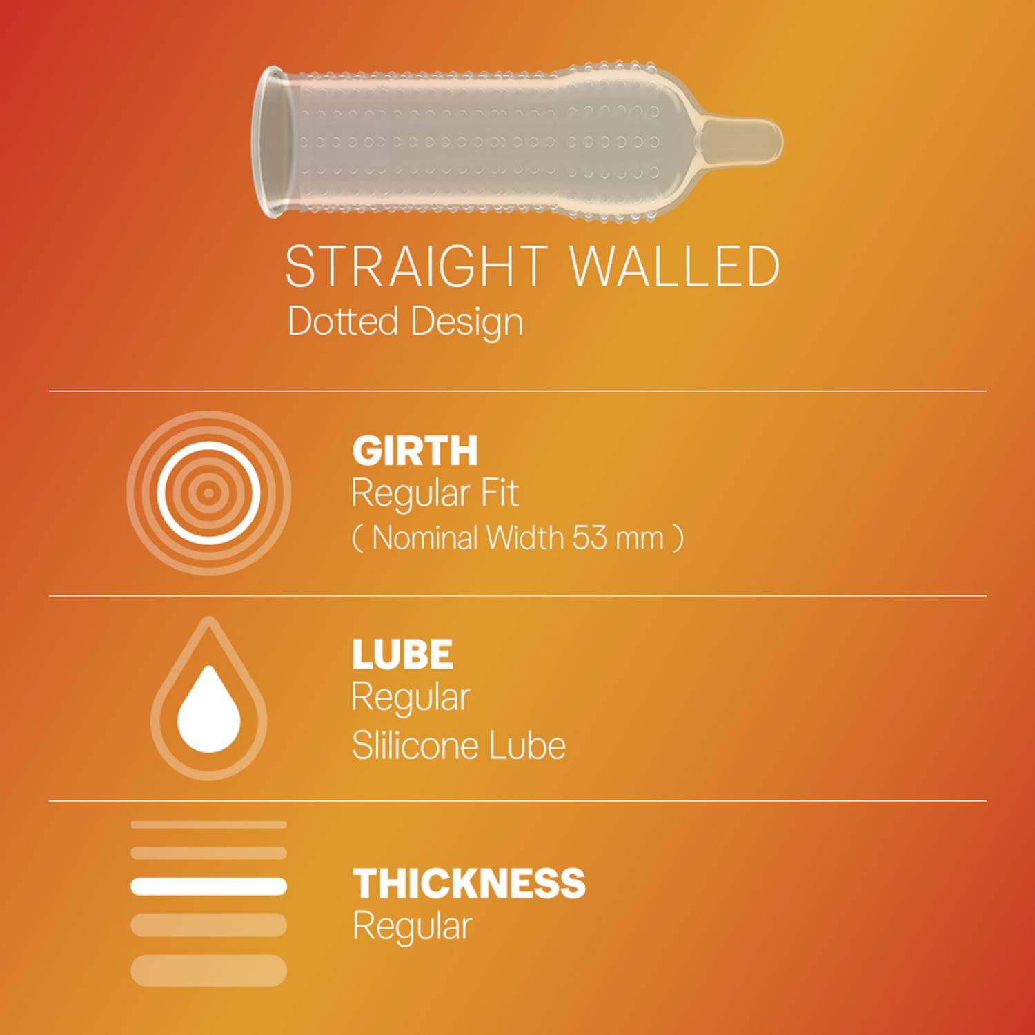 Durex Extra Dots Ribbed Dotted Condoms - Image 3