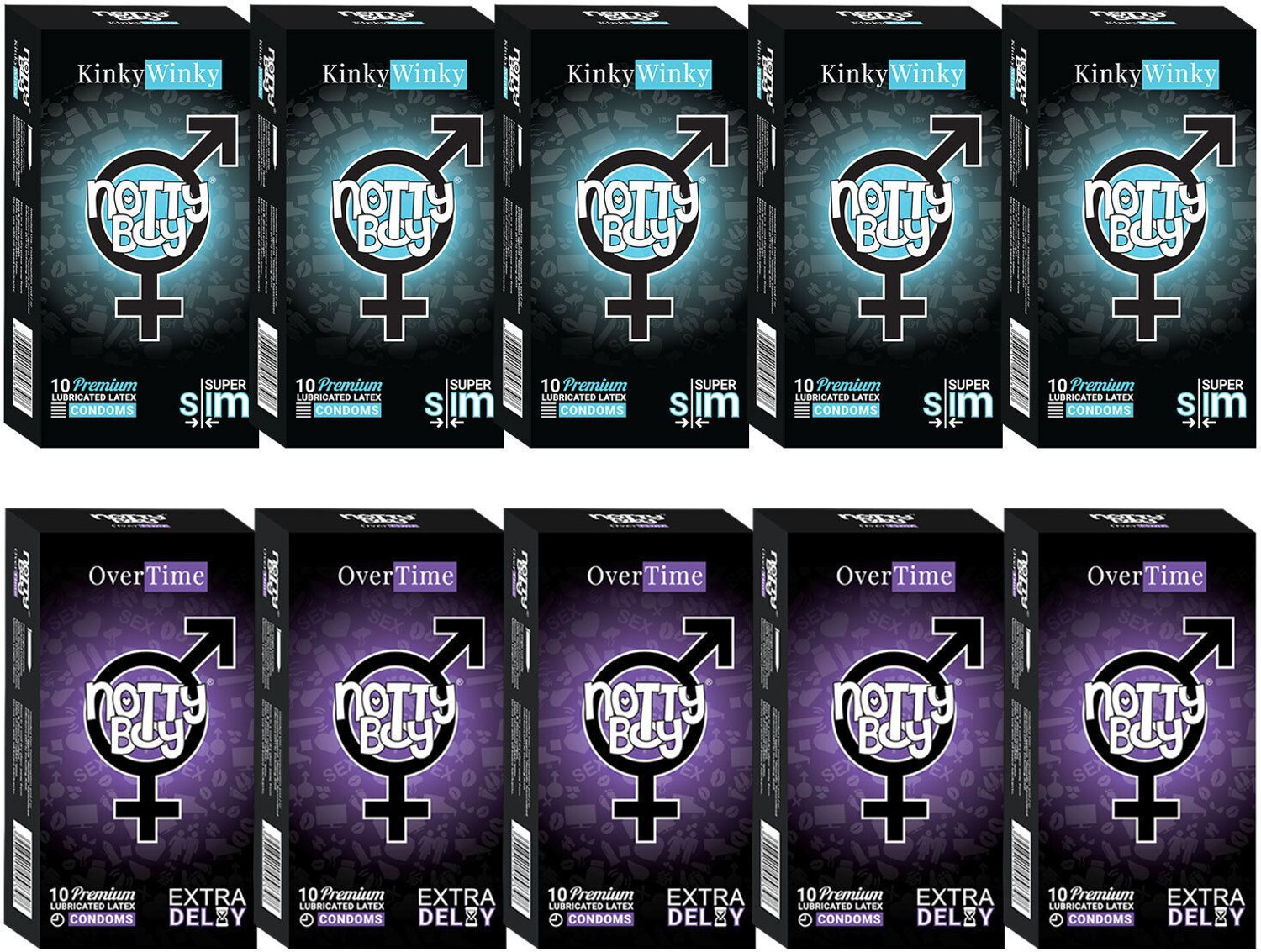 Image of NottyBoy Extra Time Delay | Max Timing and Ultra Thin, More Thinnest Close Fit Condom
