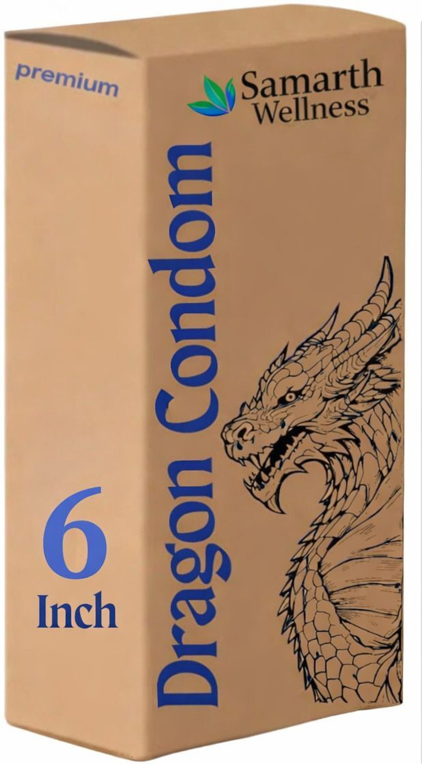 Image of Samarth Wellness Dragon condom Premium For Men 6 inches Condom