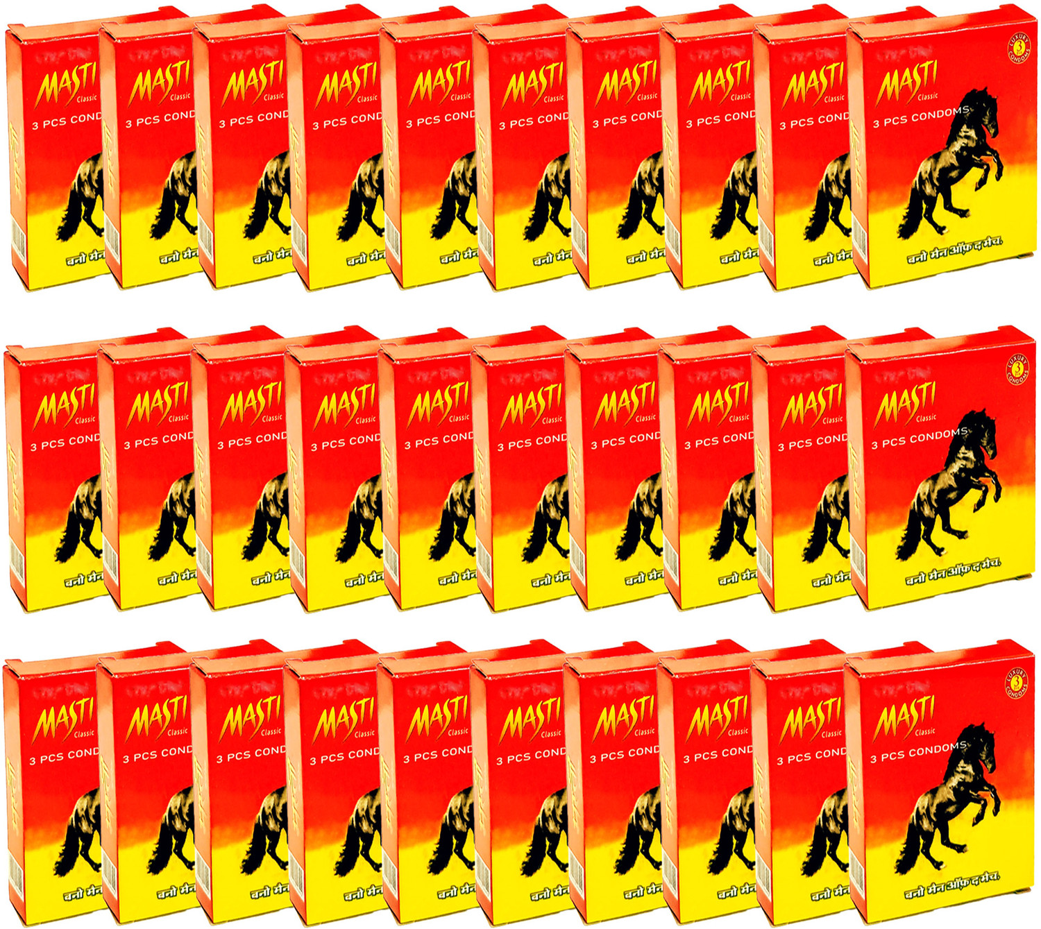 Image of MASTI Classic 100 % Electronically Tested Lubricated Combo of Luxury Condom