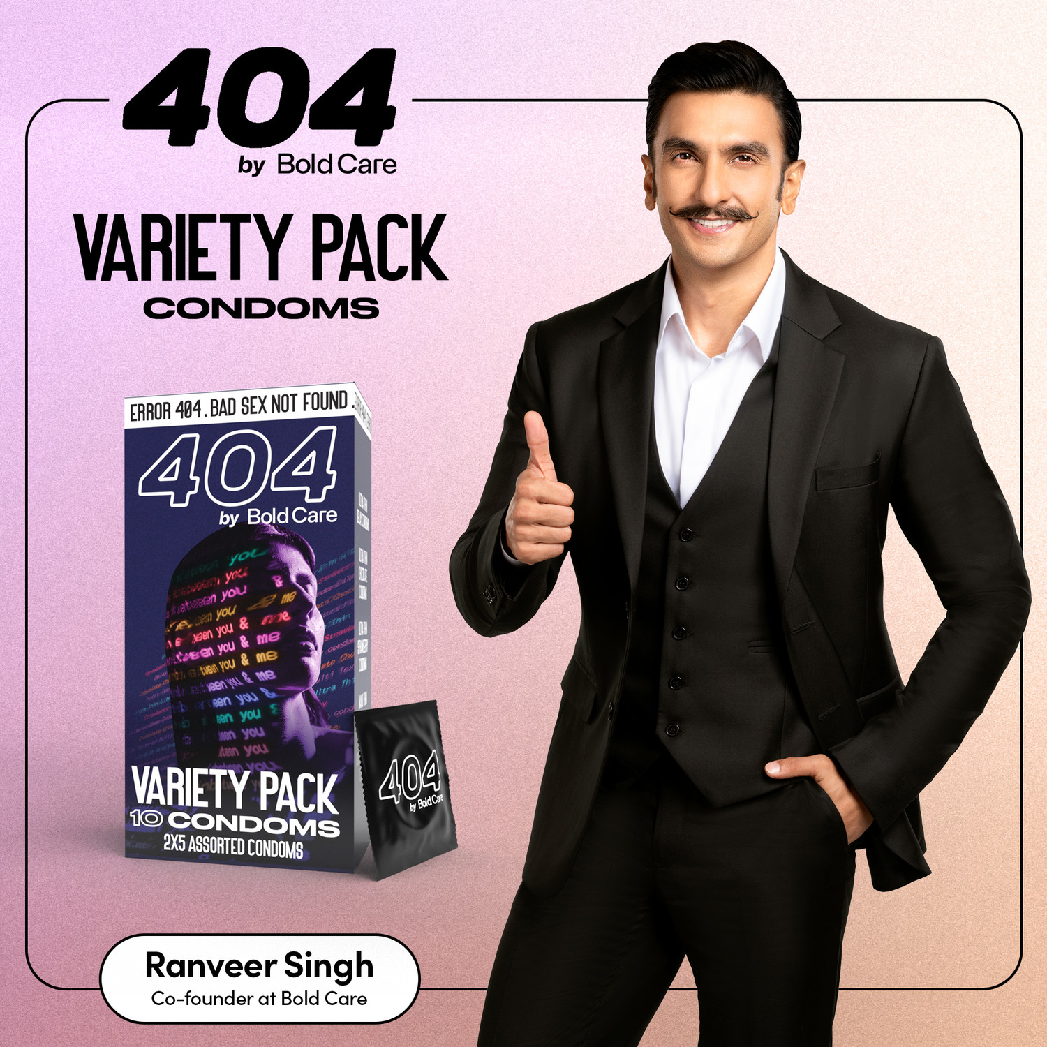 Image of Bold Care 404 Variety Pack Condom