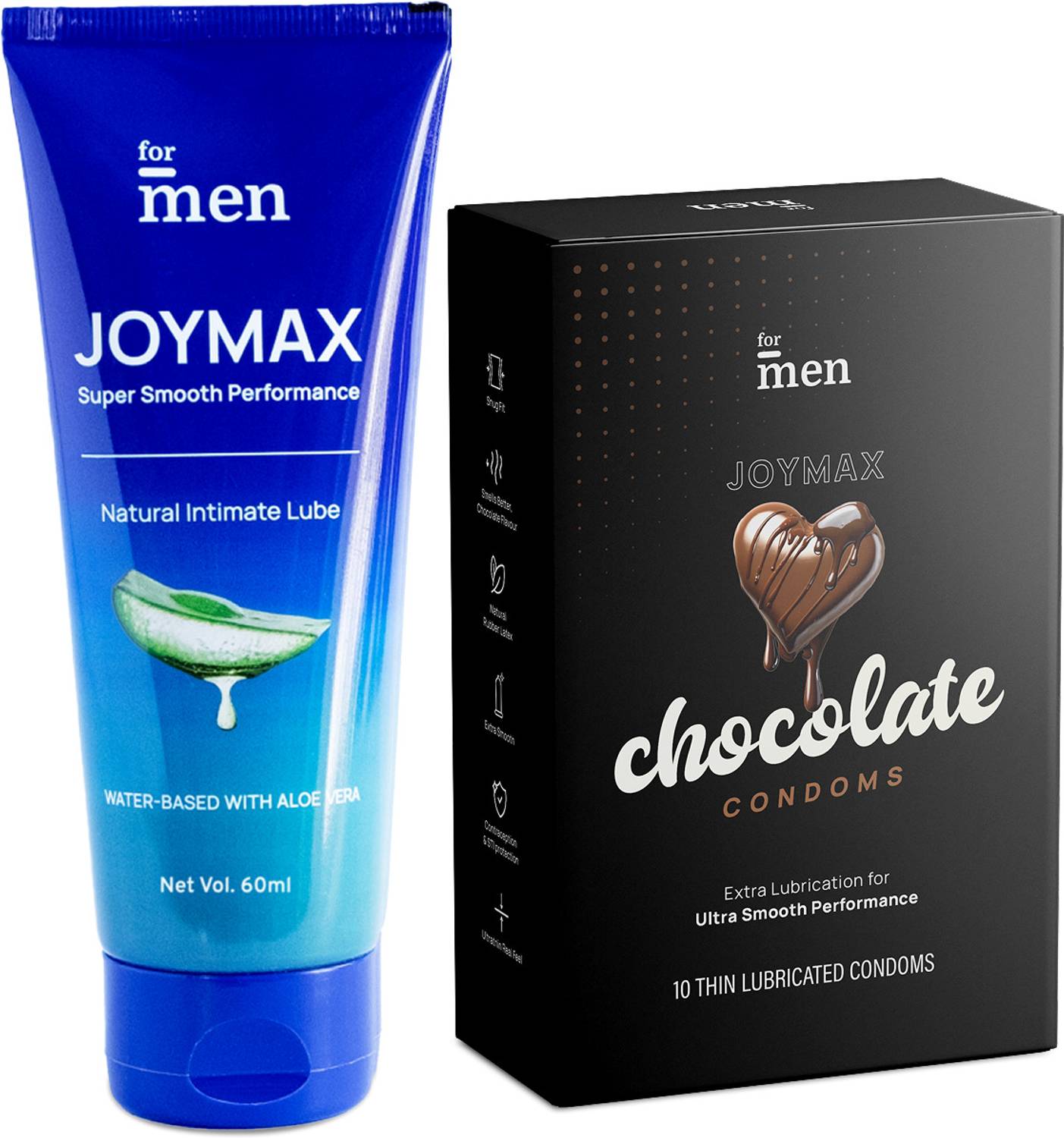 Formen Joymax Water Based Premium Intimate Lube Gel & Chocolate Flavour  Condom Price in India - Buy Formen Joymax Water Based Premium Intimate Lube  Gel & Chocolate Flavour Condom online at Flipkart.com