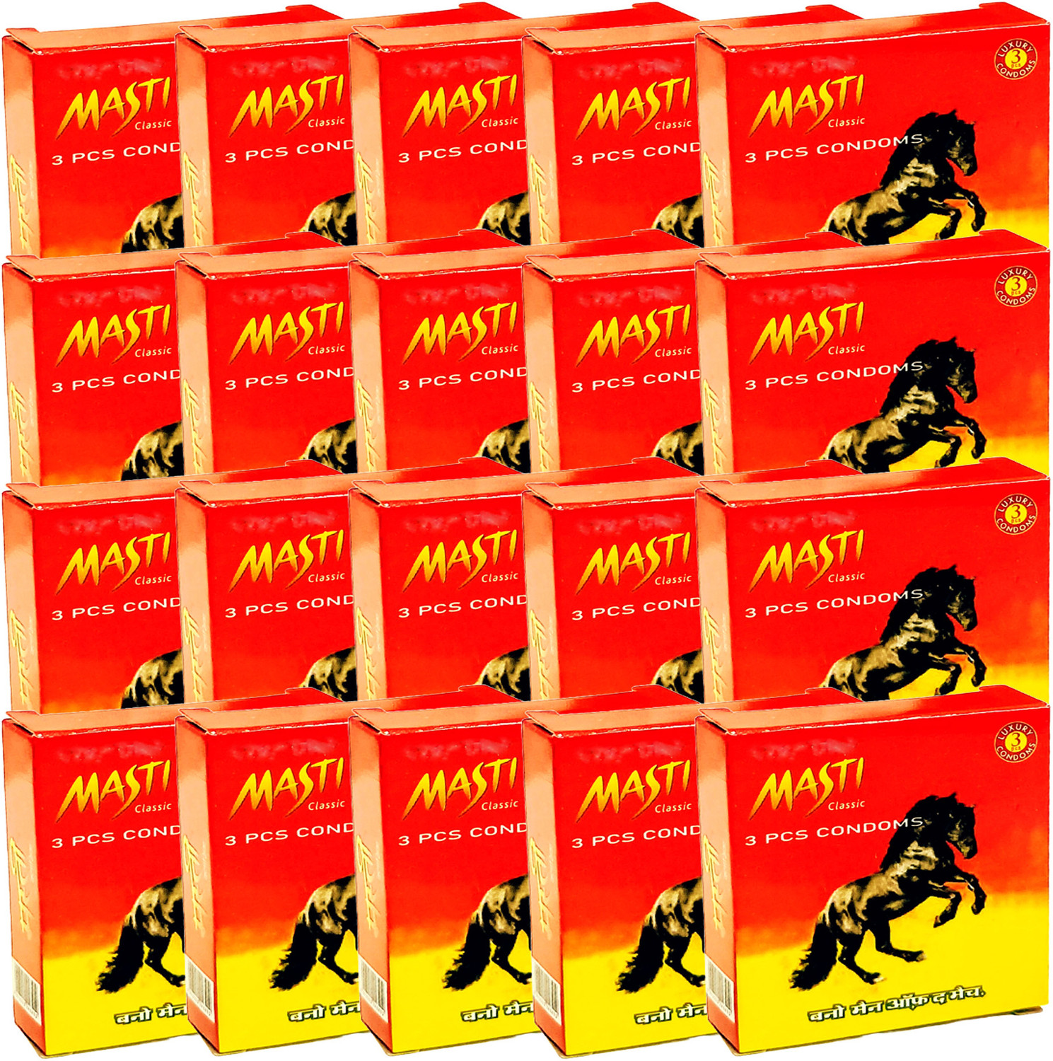 Image of MASTI Classic 100 % Electronically Tested Lubricated Combo of Luxury Condom