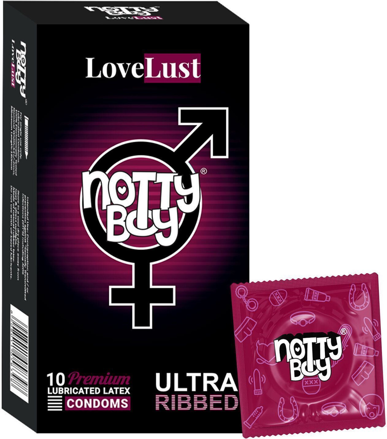 Image of NottyBoy Ultra Ribs Extra Ribbed Condom