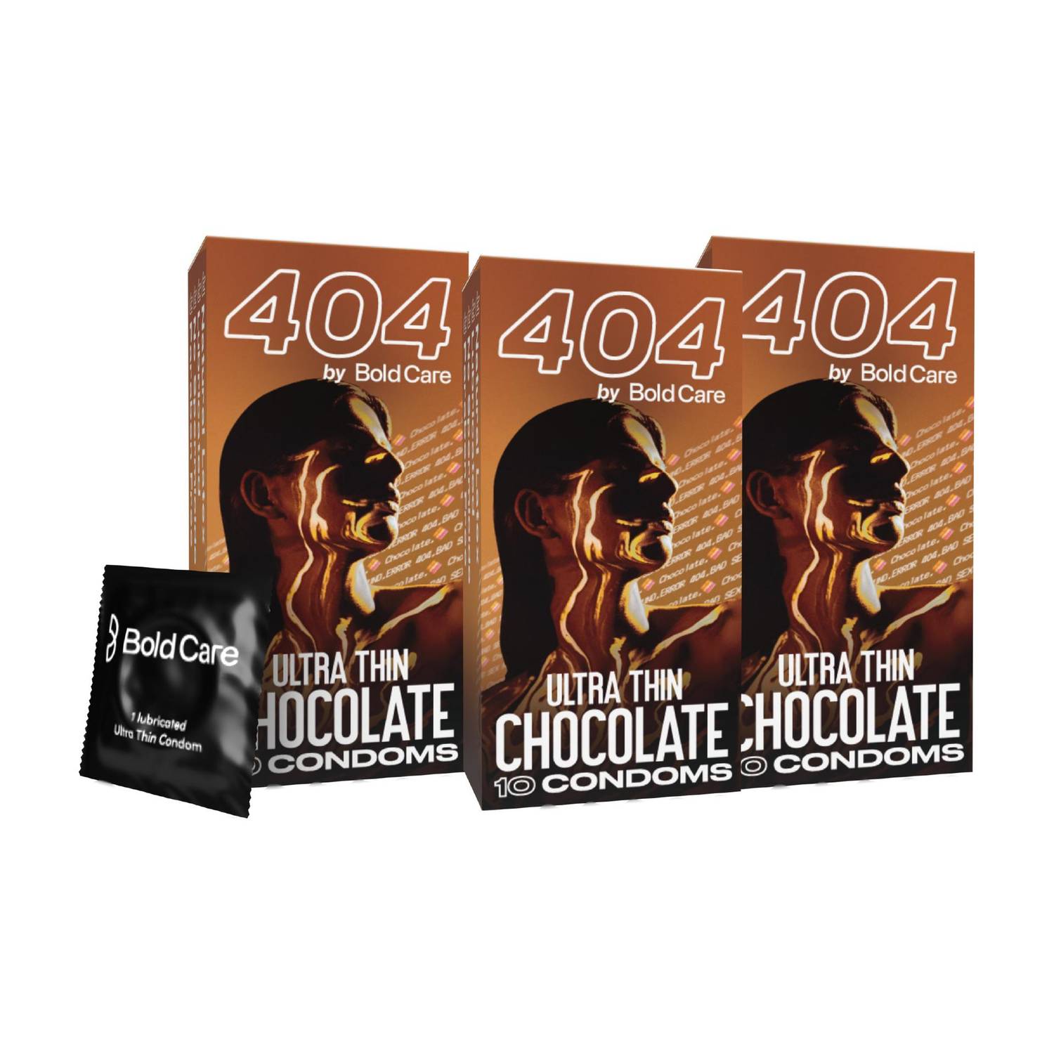 Bold Care 404 Ultra Thin Chocolate Flavored Condoms Condom