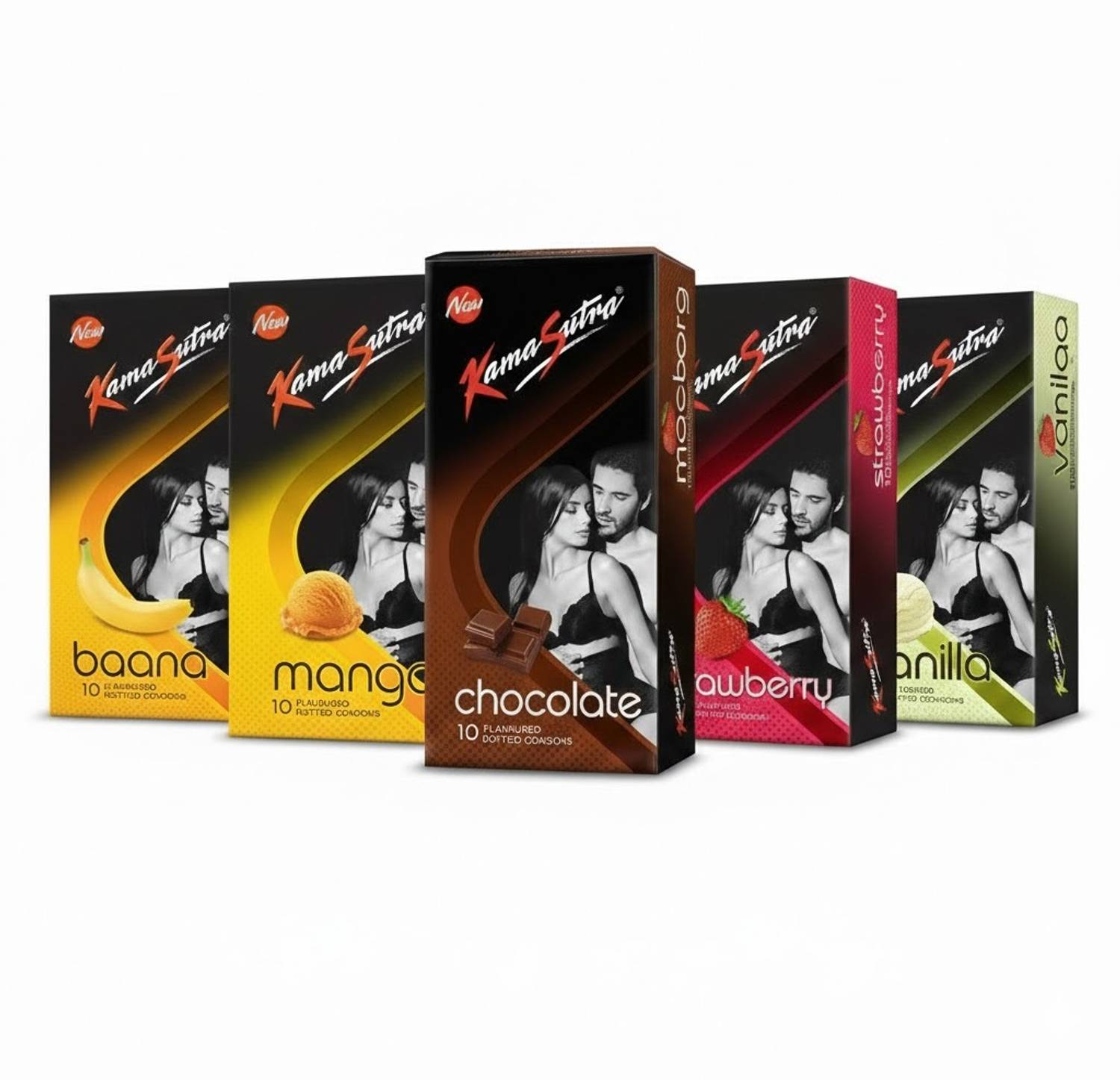 Kamasutra Flavour Combo Pack Condoms