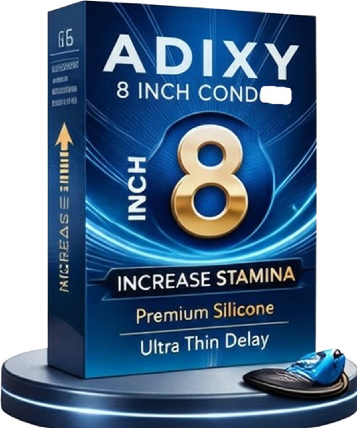 Adixy Silicon Dragon 8 Inch Ultra Comfort for Men – 8 Inch Premium Performance Condom