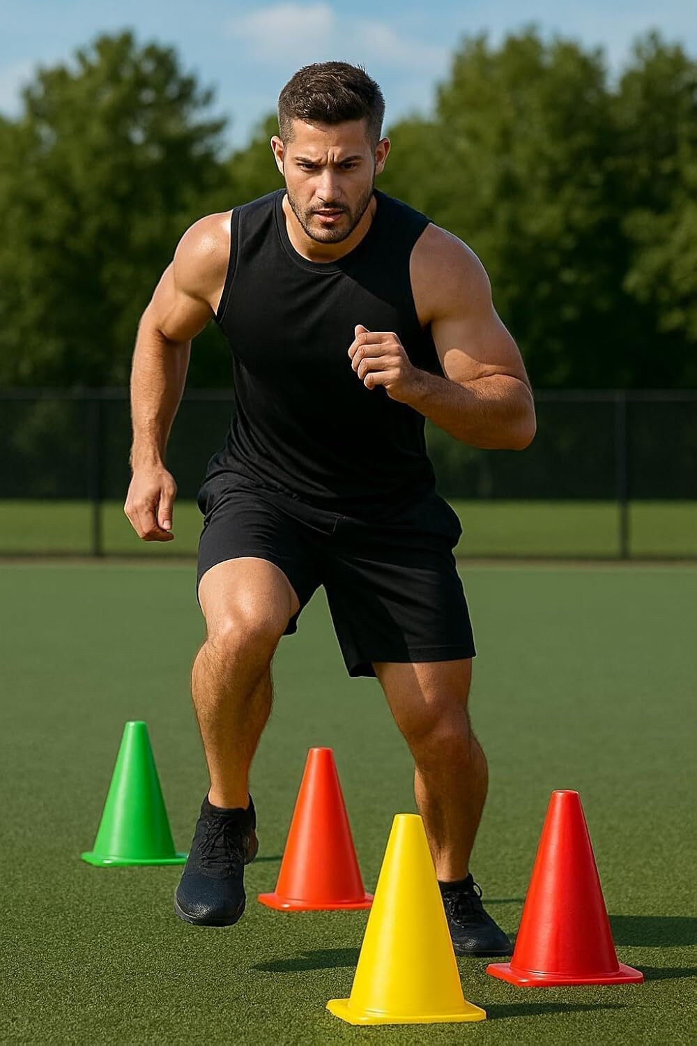 Image of MRT SPORTS Cone Marker Pack of 9