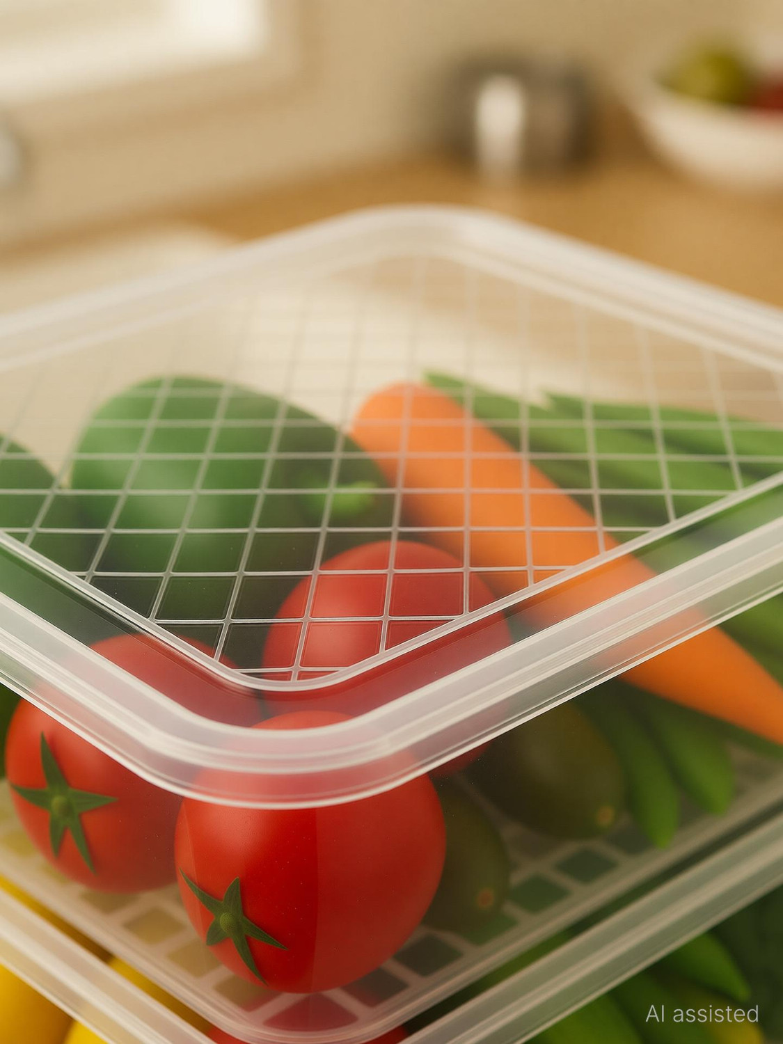 Image of EagleWell Plastic Fridge Container - 2500 ml