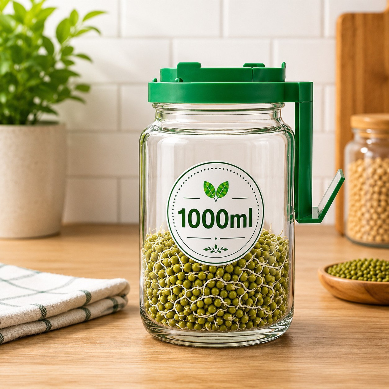 Image of NIRALUX IMPEX Glass Sprout Maker - 1000 ml