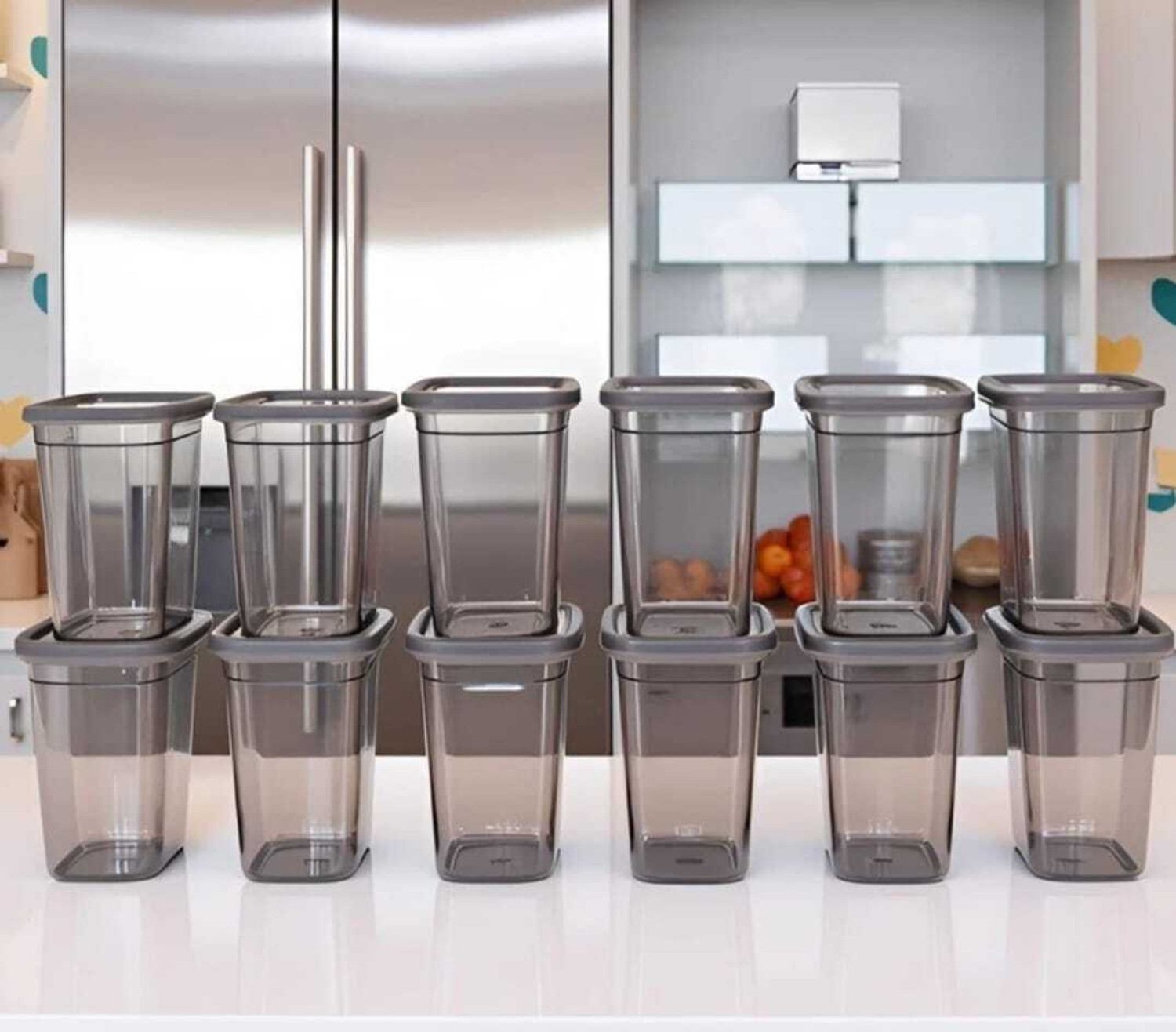 Image of SARAZA Plastic Grocery Container - 1100 ml