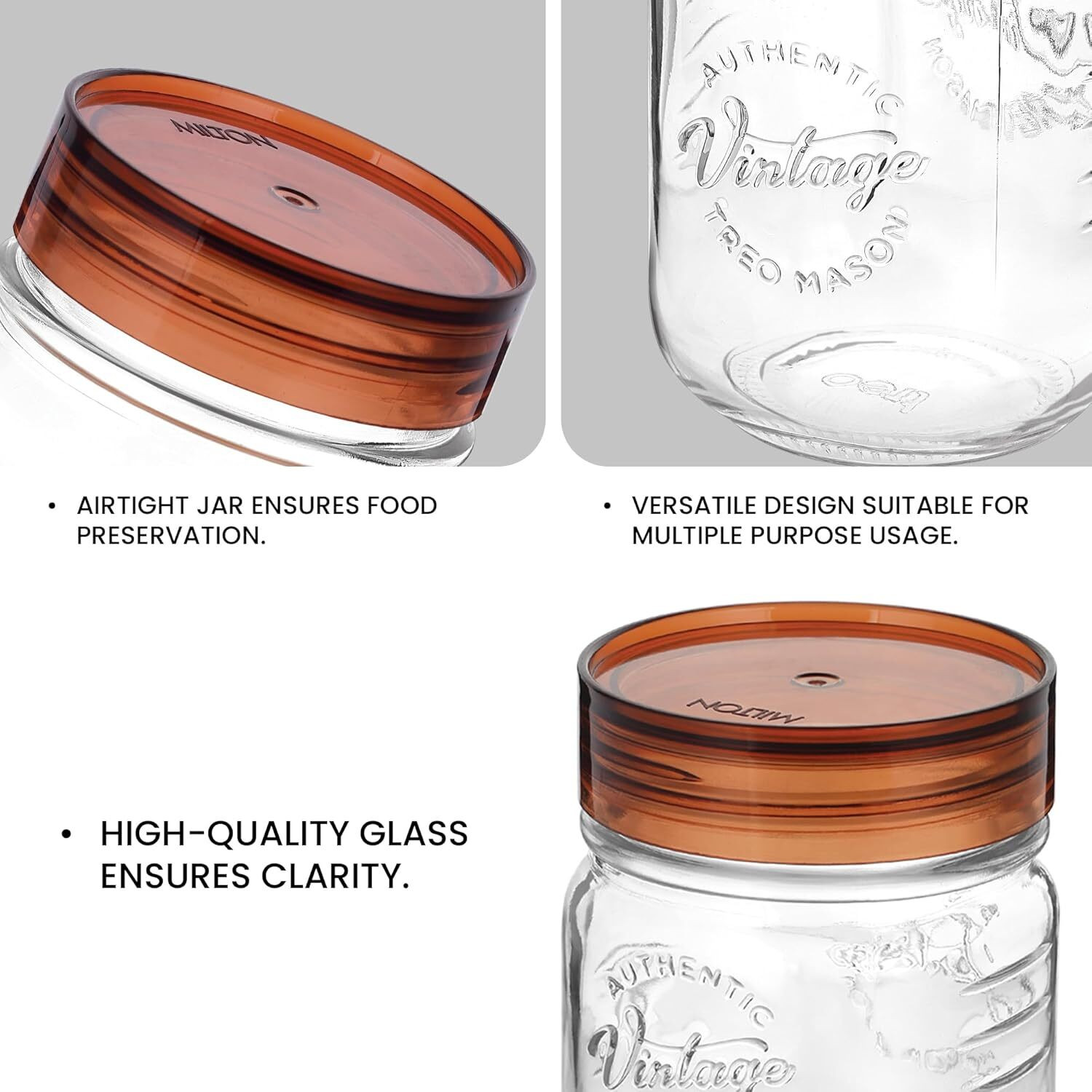 Image of MILTON Glass Utility Container - 500 ml