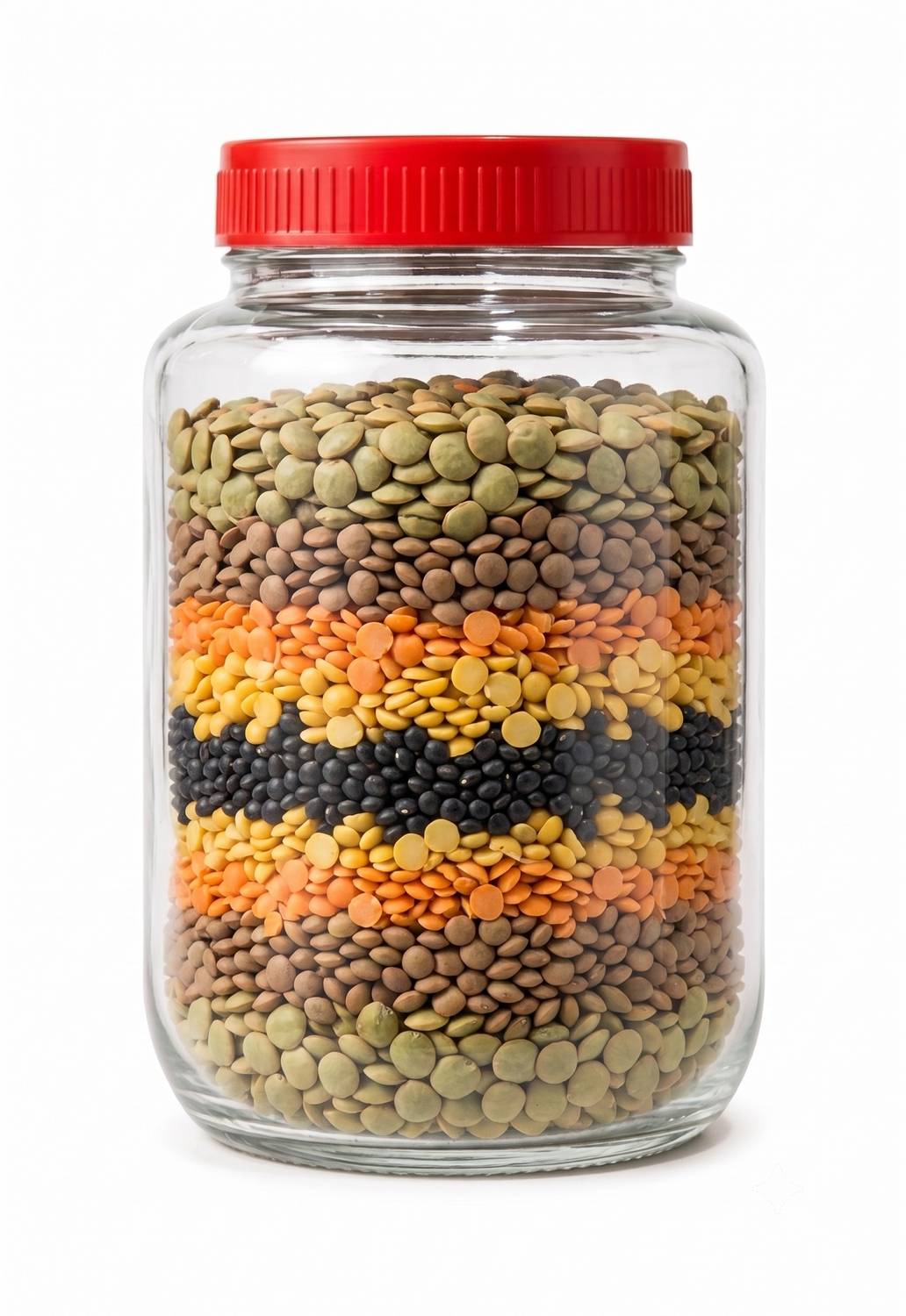 Borzor Glass Grocery Container - 2000 ml