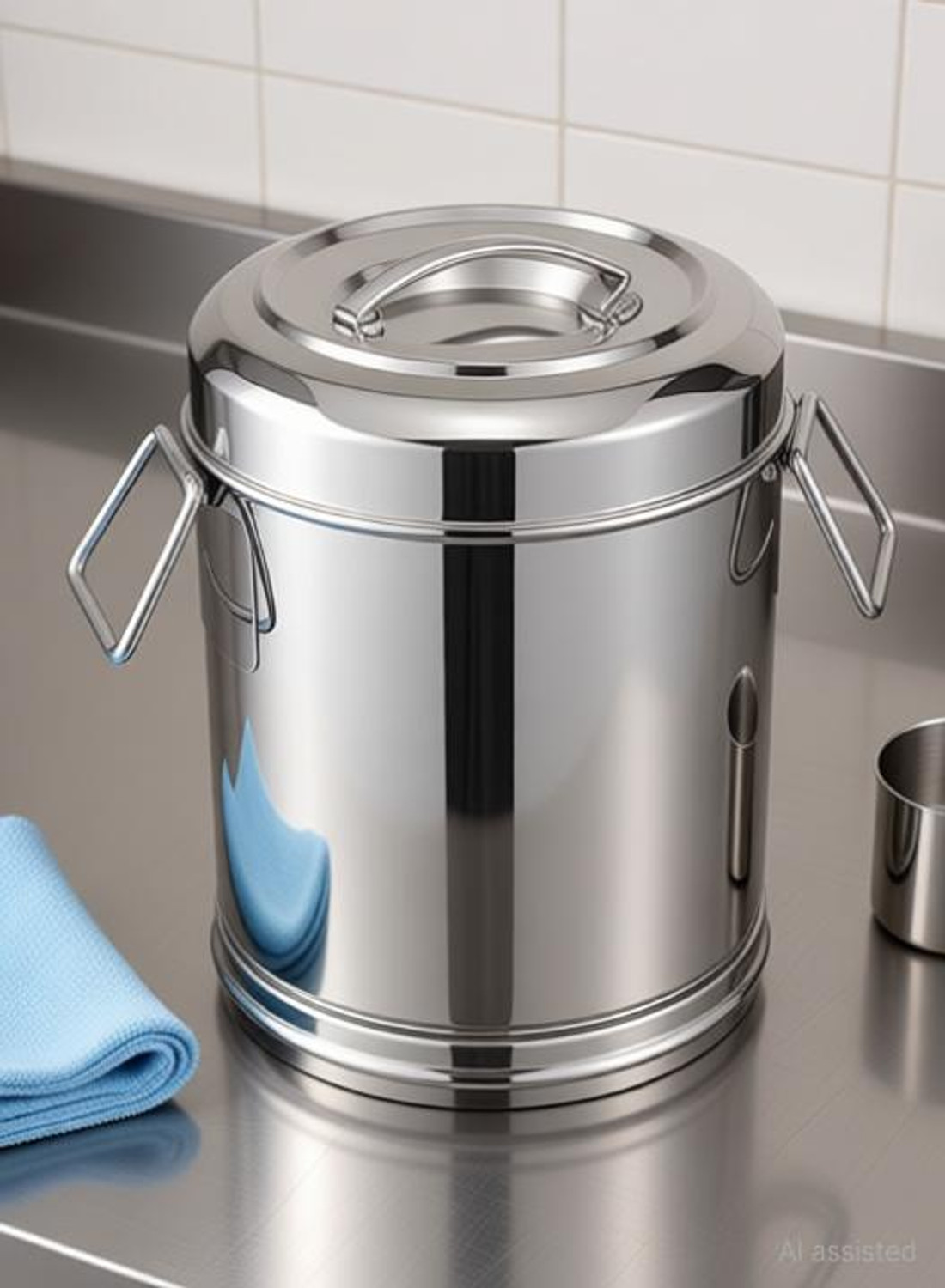 Image of ARGKW Stainless Steel Utility Container - 15 L