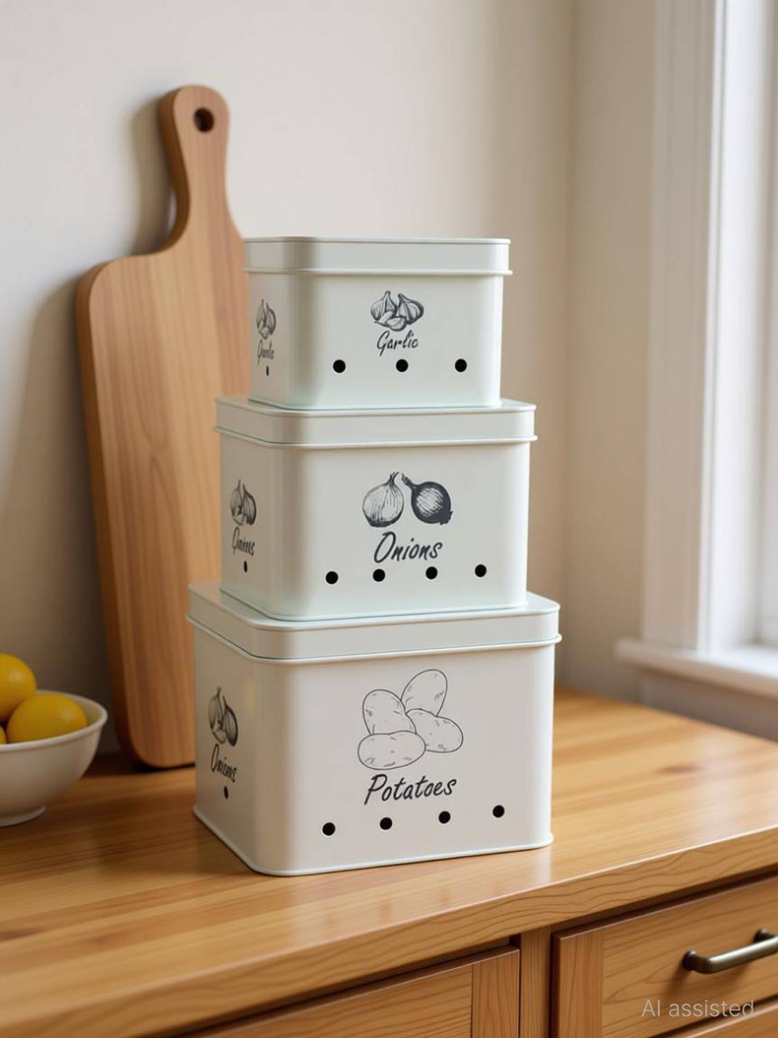 AF HANDICRAFTS Iron Utility Container - 4000 ml