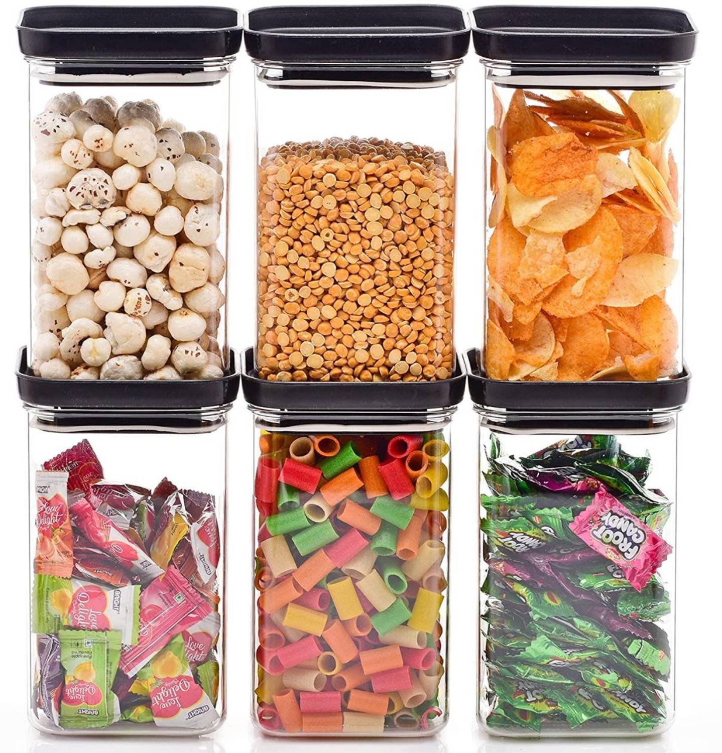 HIRAPARA Plastic Grocery Container - 1100 ml