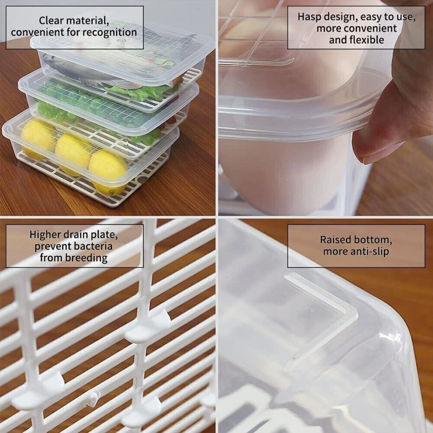Image of VR Plastic Fridge Container - 2500 ml