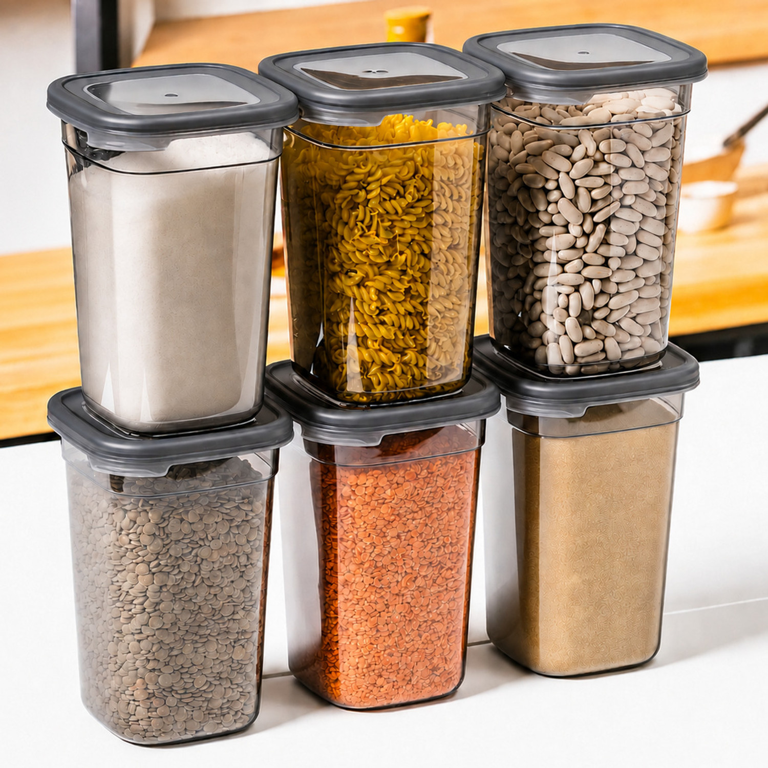 Image of Sedulous Plastic Grocery Container - 1000 ml