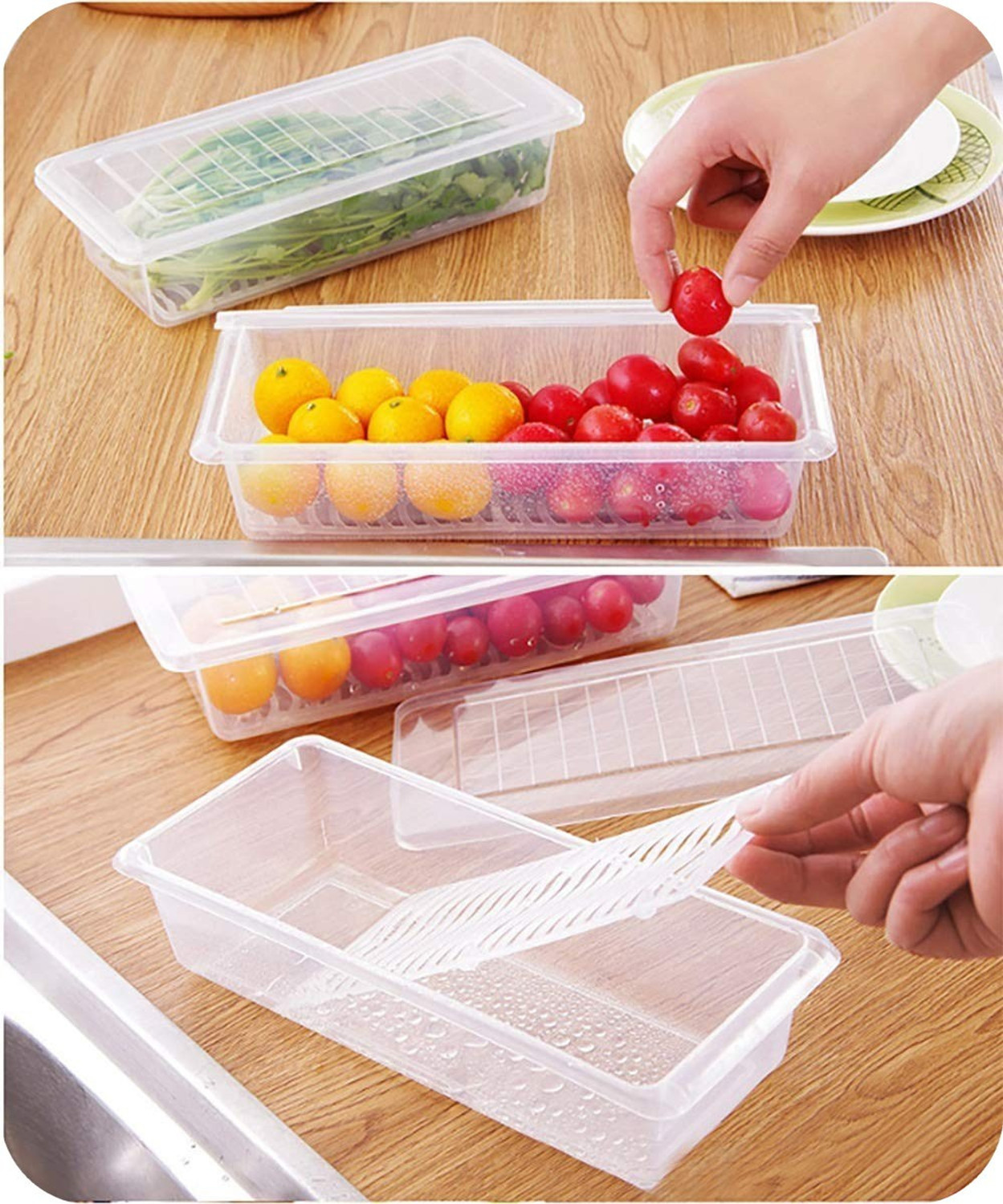 Image of RK EMPIRE Plastic Fridge Container - 1500 ml