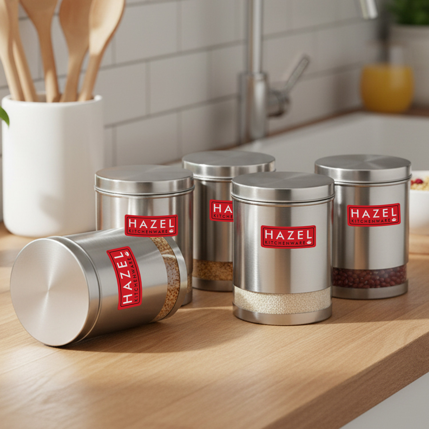 Image of HAZEL Stainless Steel Utility Container - 3000 ml