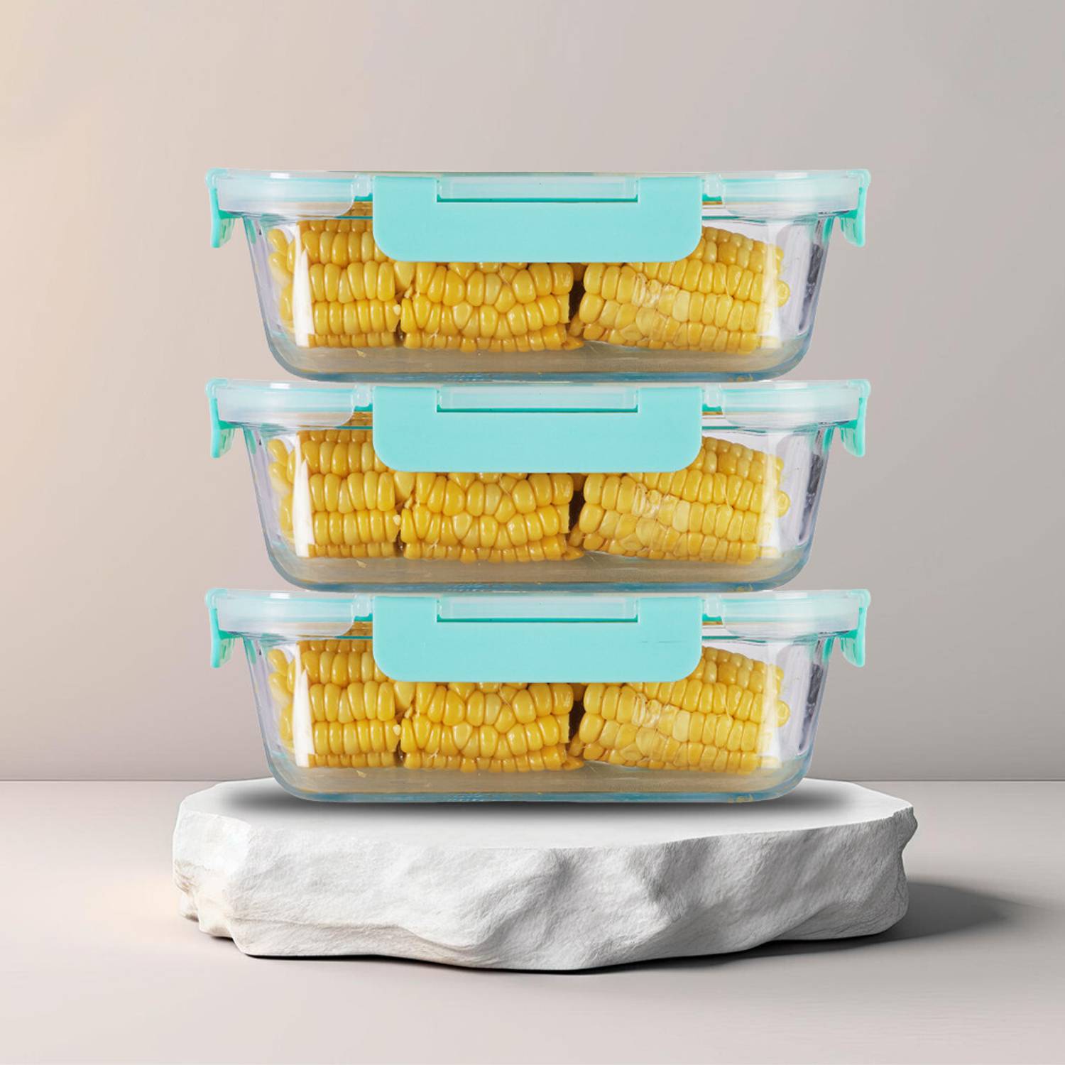 Allo Glass Fridge Container - 1040 ml