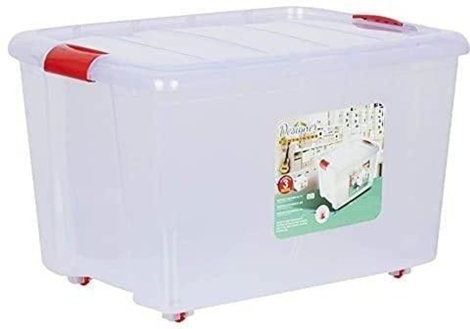 Image of KUMANEST Plastic Utility Container - 25 L (Clear)