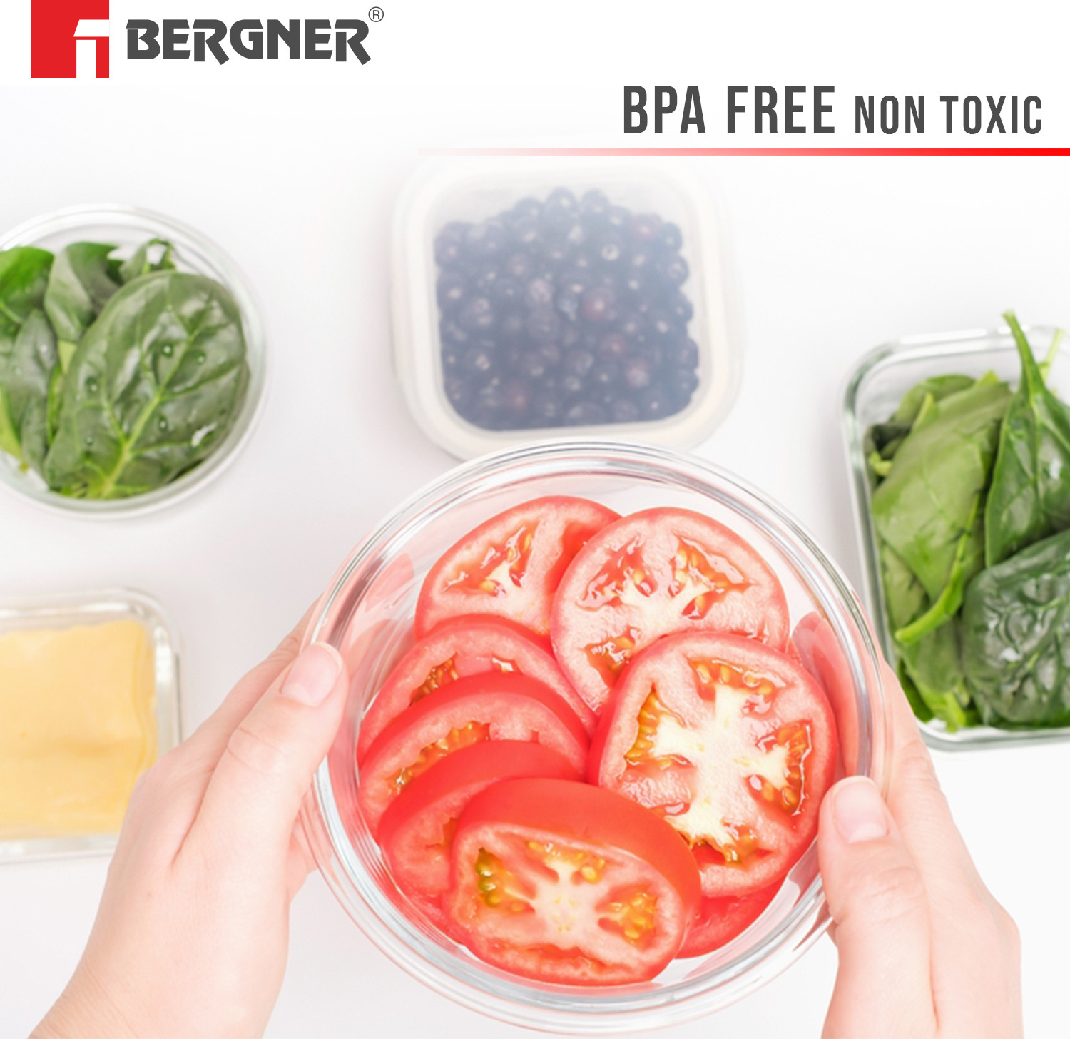 Image of BERGNER Glass Utility Container - 800 ml