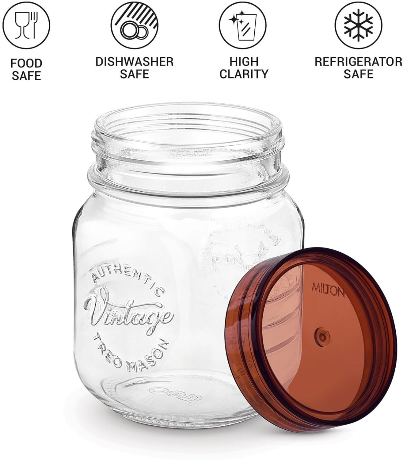 Image of MILTON Glass Utility Container - 500 ml