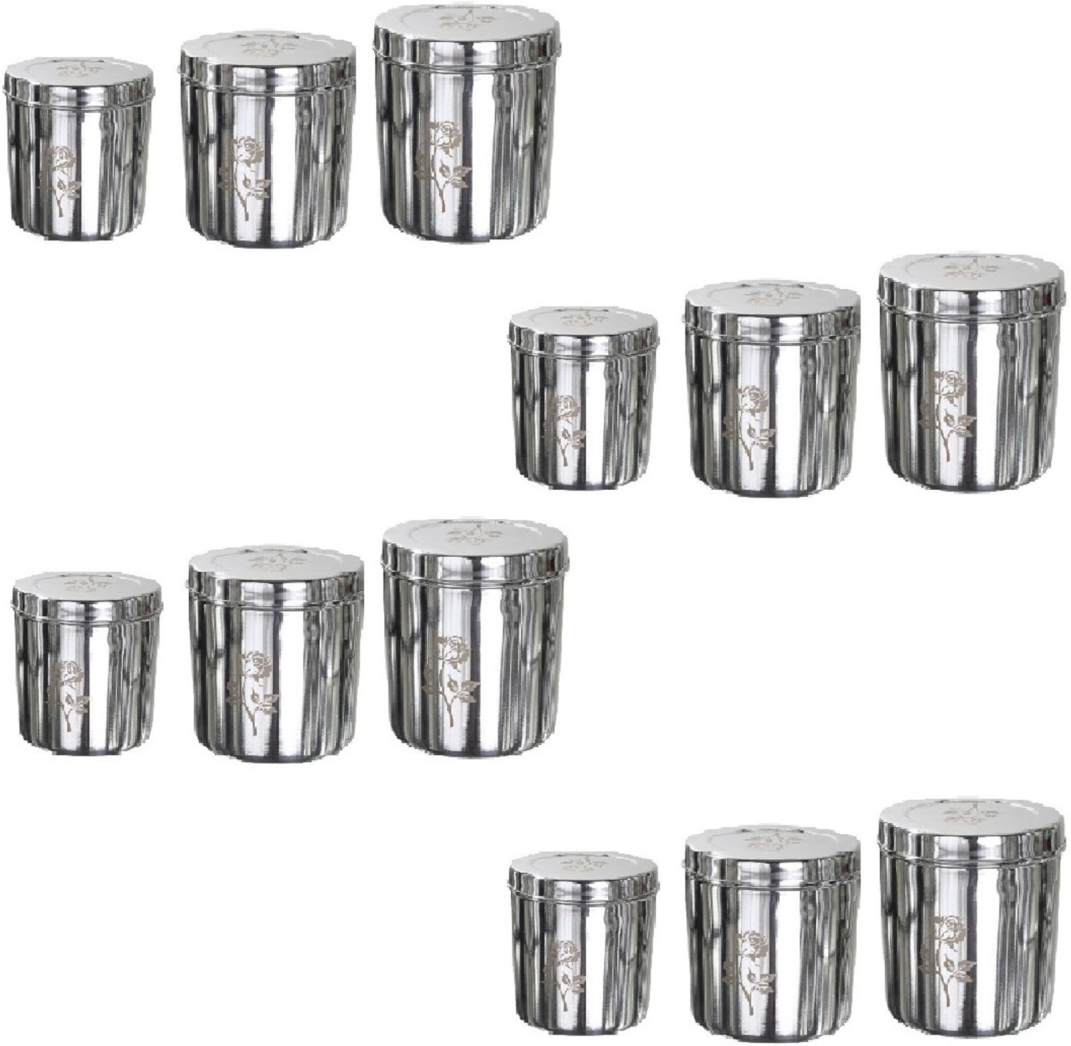 Image of Milimercury Aluminium Grocery Container - 800 ml, 1150 ml, 1500 ml