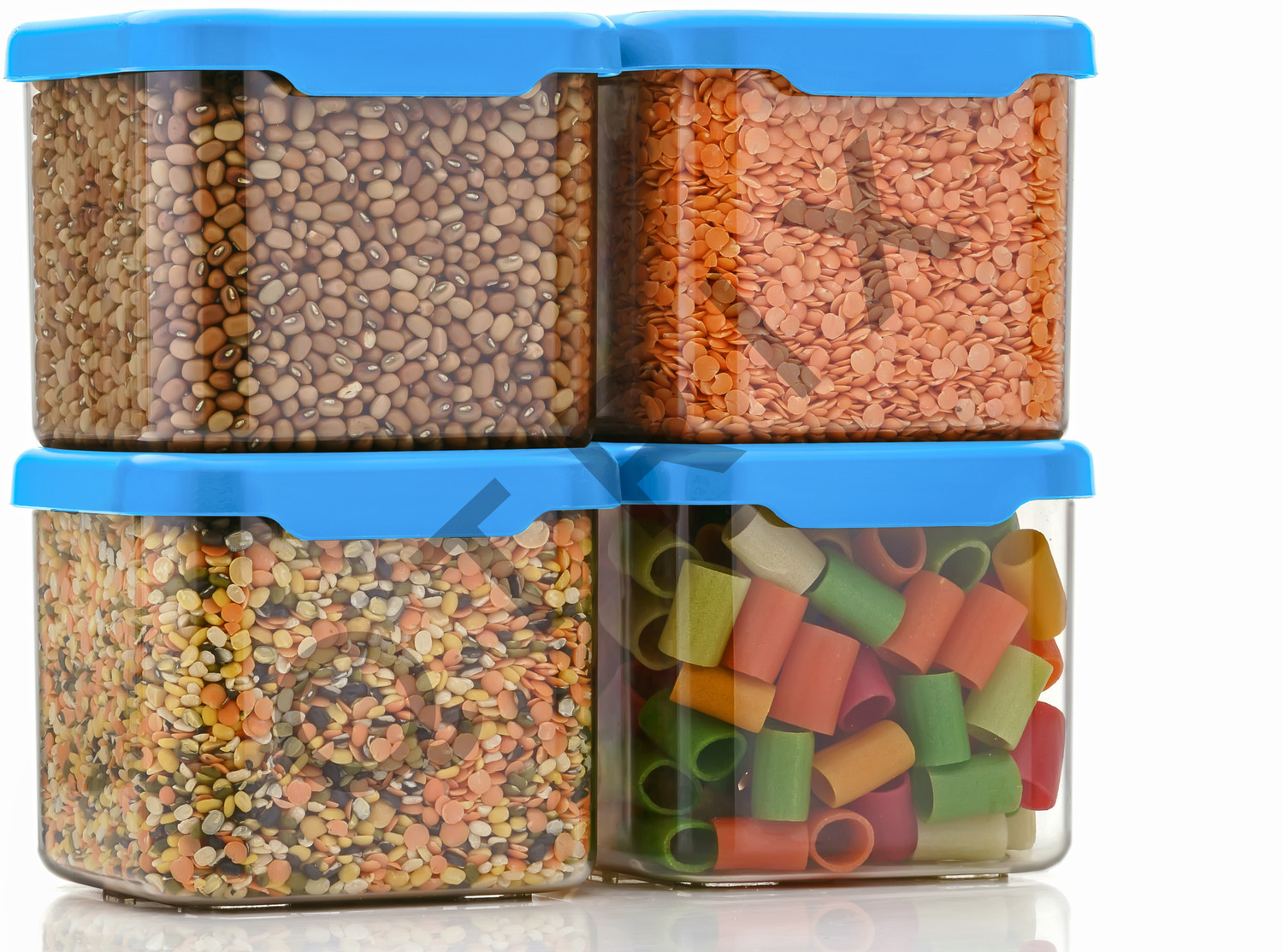 Image of Qtrix Plastic Grocery Container - 500 ml
