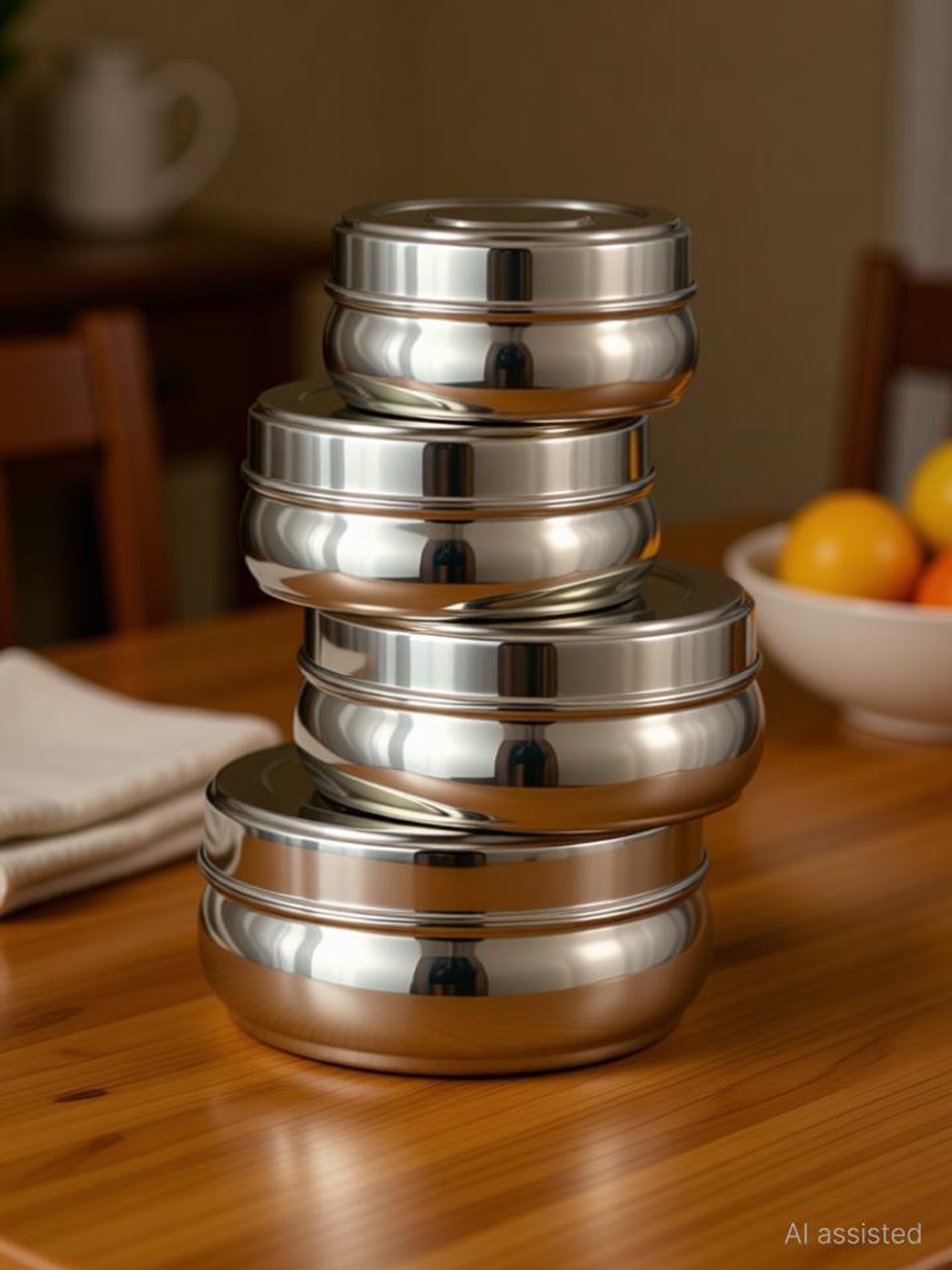 Image of CALOPE Stainless Steel Utility Container - 750 ml, 550 ml, 350 ml, 175 ml