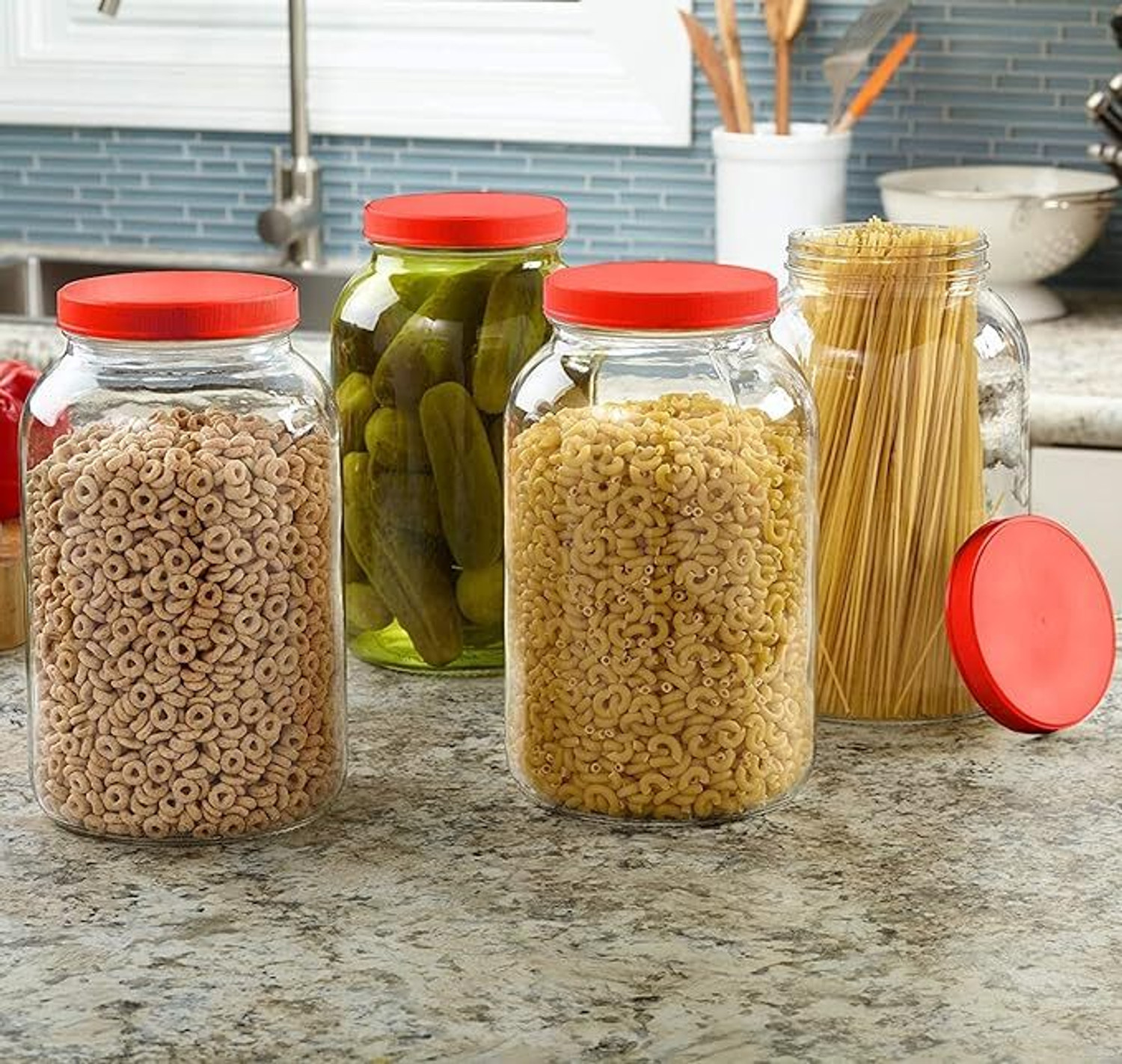 Image of TREO Glass Grocery Container - 3 kg