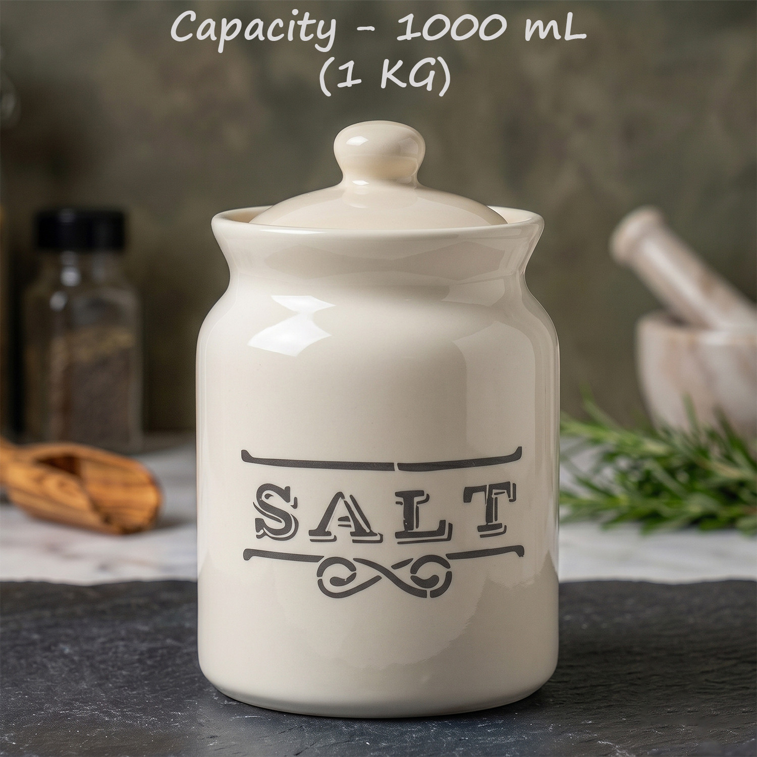 Image of D'Maiolica Ceramic Pickle Jar - 1000 ml