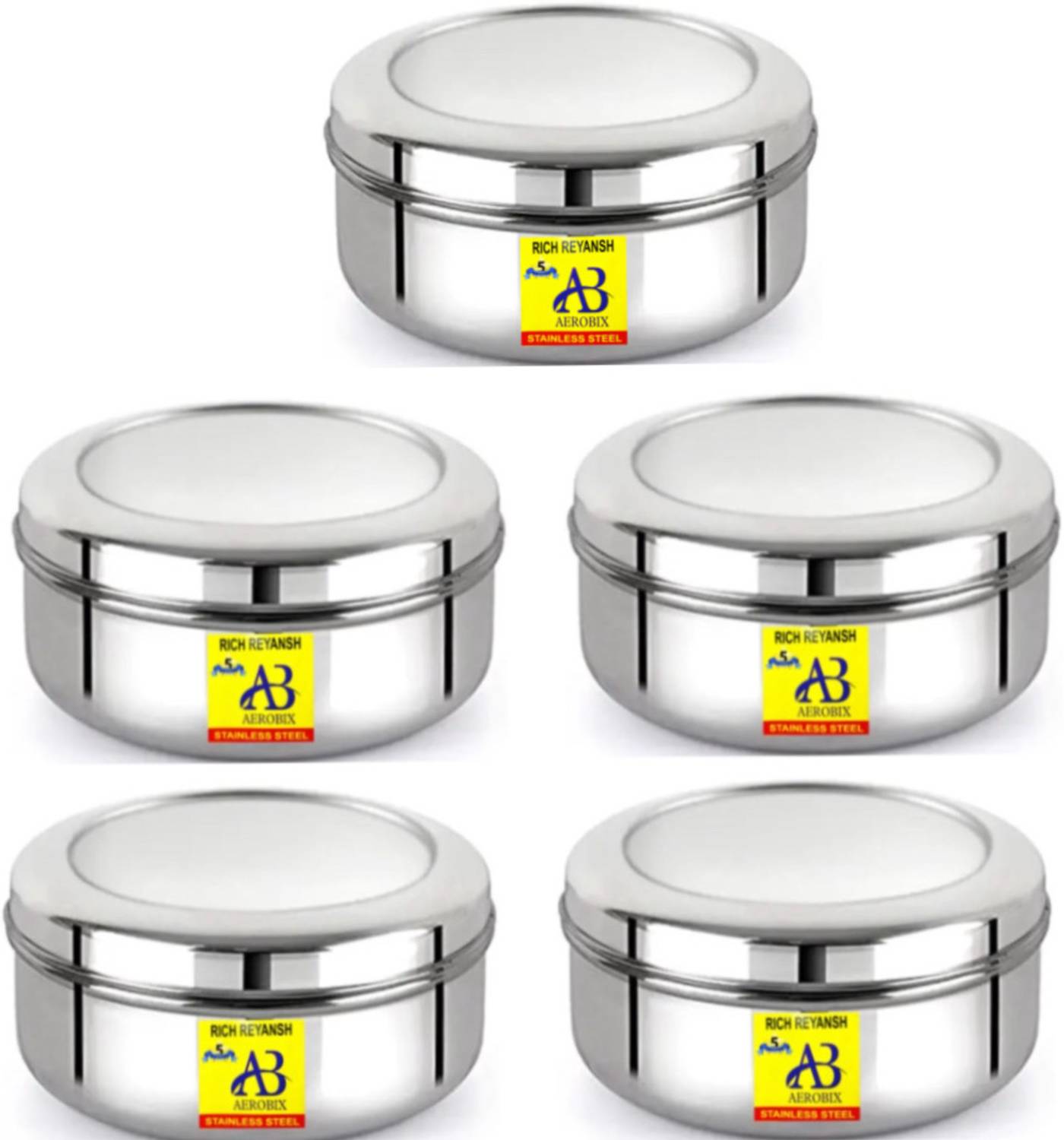 AEROBIX Stainless Steel Grocery Container - 250 ml