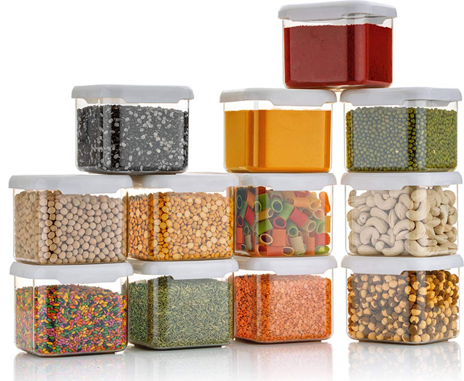 CENTUREUM Plastic Grocery Container - 500 ml