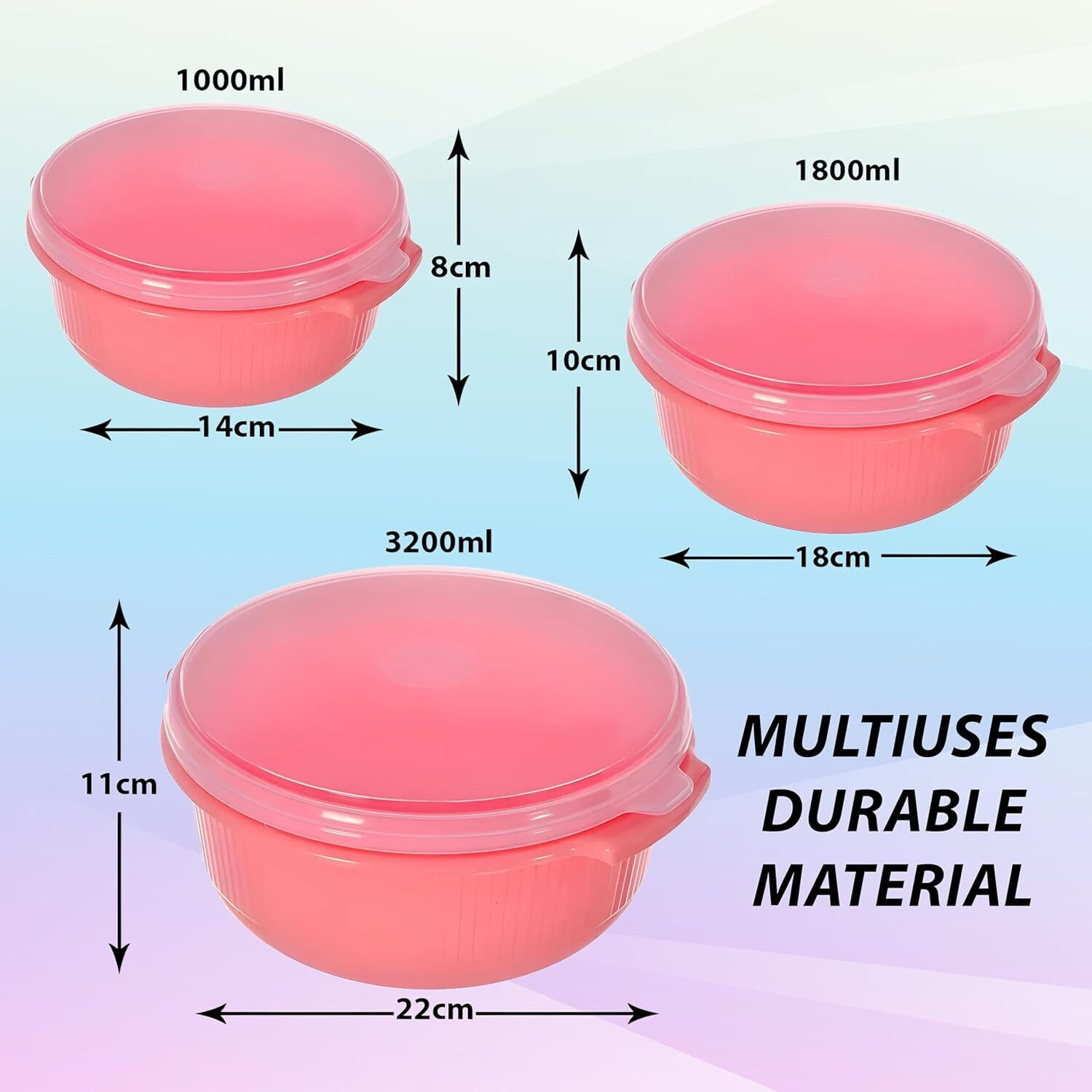 Image of HOMESTIC by Kuber Industries Plastic Utility Container - 3200 ml