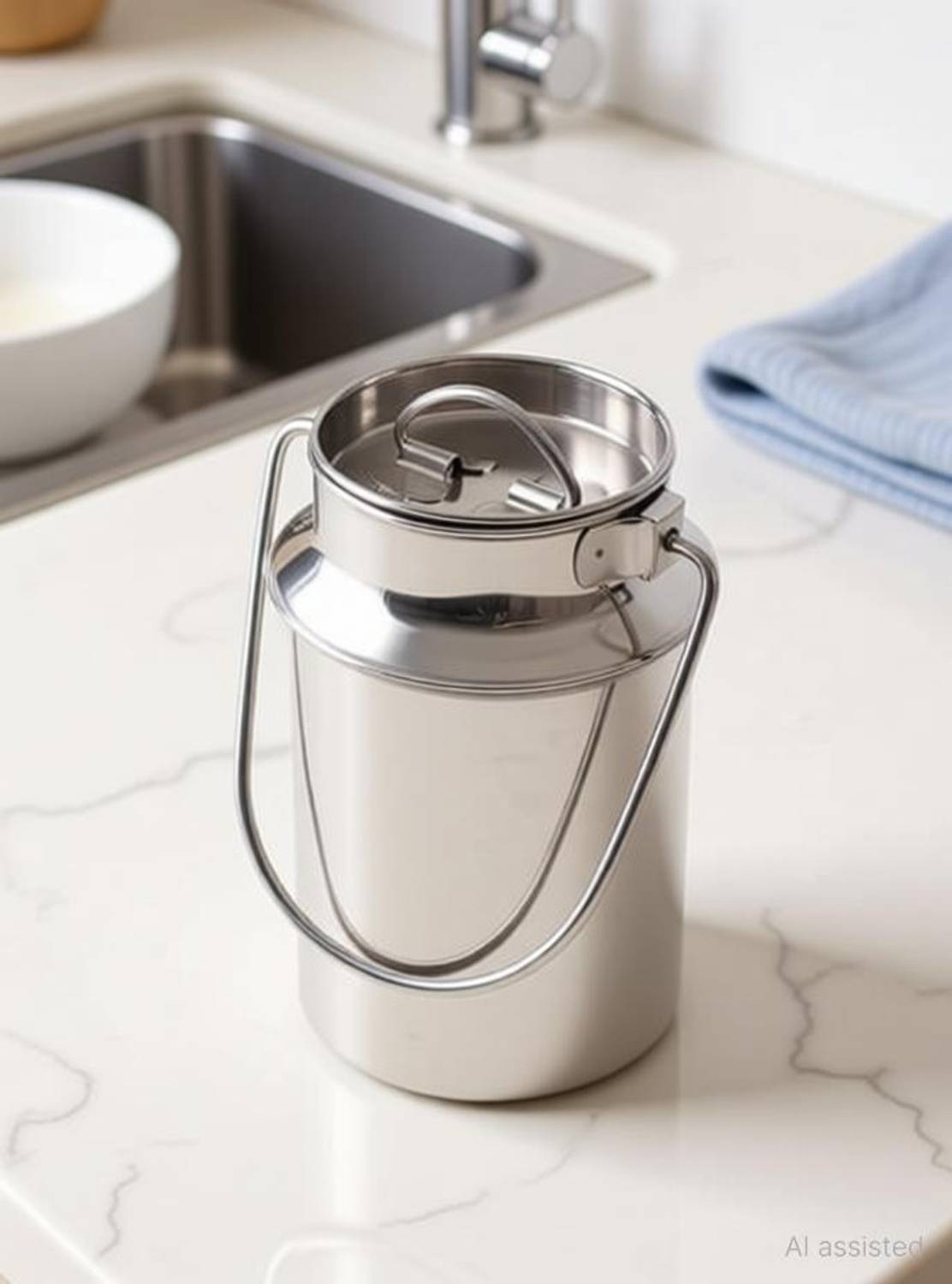 Bravity Steel Milk Container  - 500 ml