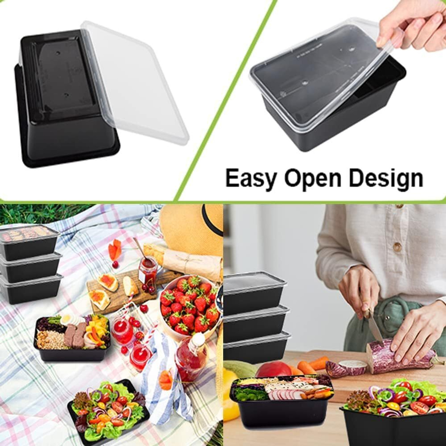 Image of Shubham Technoplast Plastic Utility Container - 750 ml